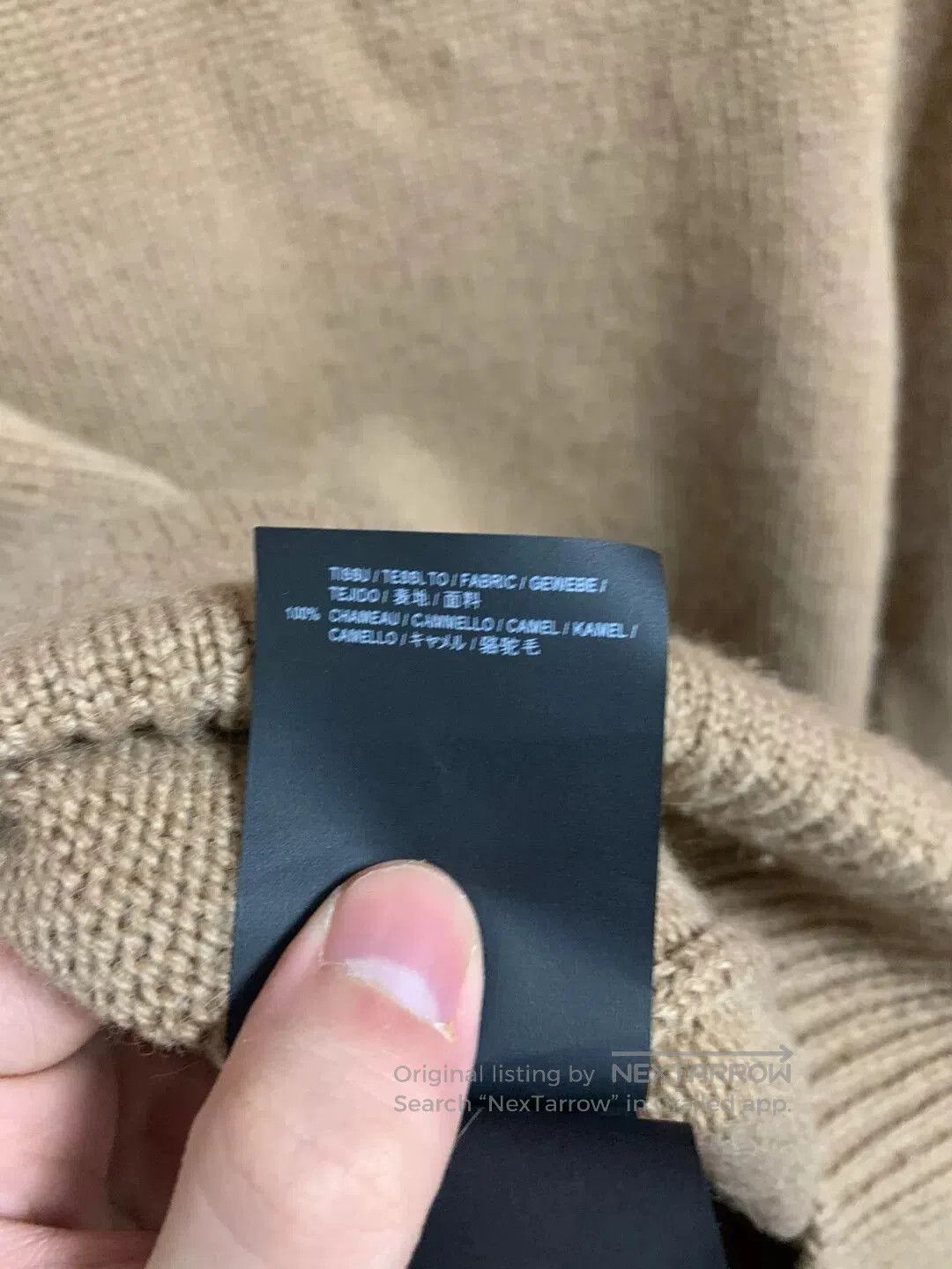 Saint Laurent Paris Saint Laurent Beige Turtleneck Sweater. Size US S / EU 44-46 / 1 - 3 Thumbnail