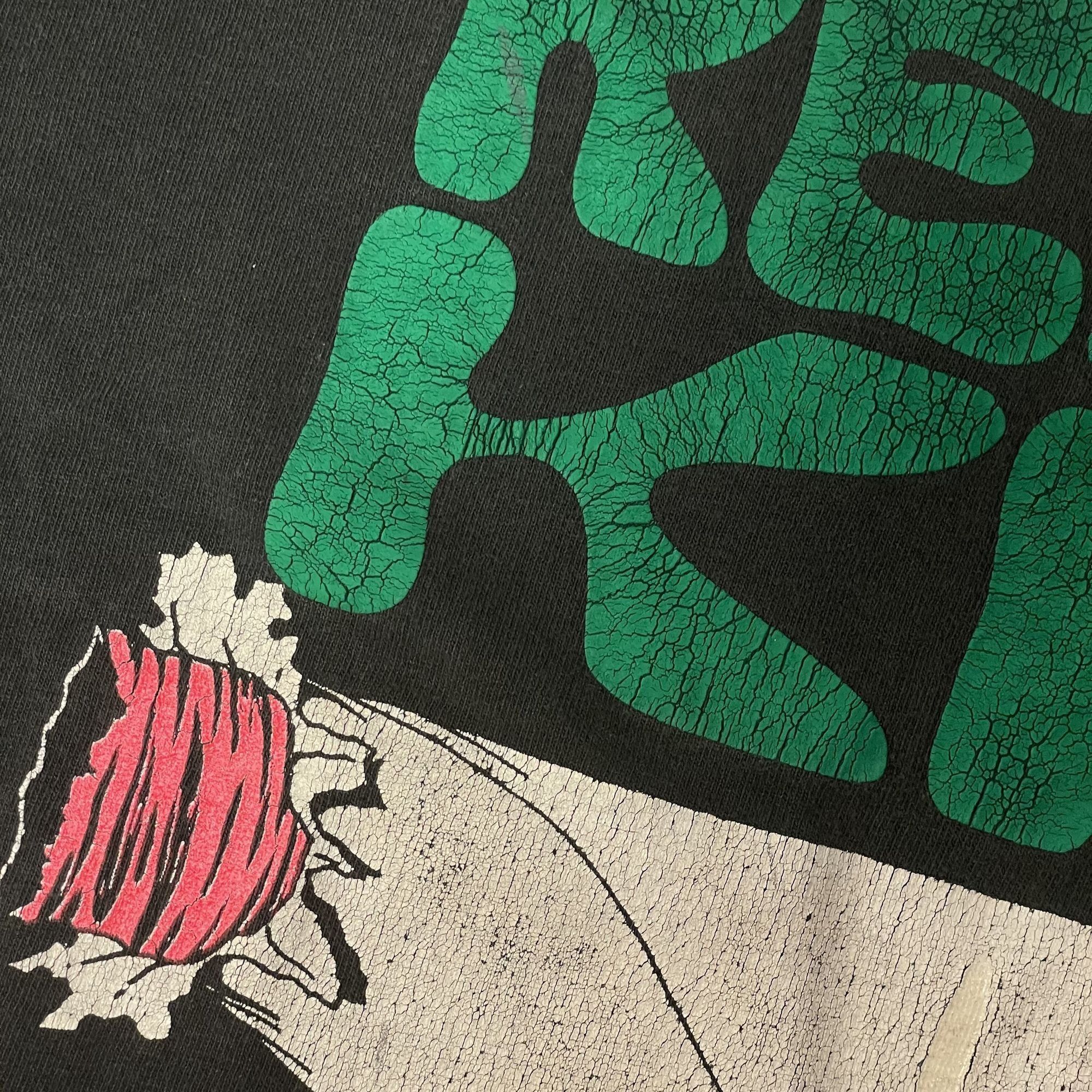 Fruit Of The Loom Vtg REEFER KING I Love This JOINT Pothead POT 1993 T Shirt Size US L / EU 52-54 / 3 - 12 Thumbnail