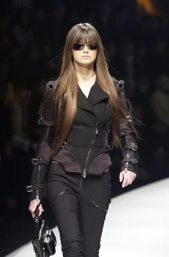 Versace FW2003 Gianni Versace by Donatella Bondage Moto Biker Jacket Size M / US 6-8 / IT 42-44 - 22 Thumbnail