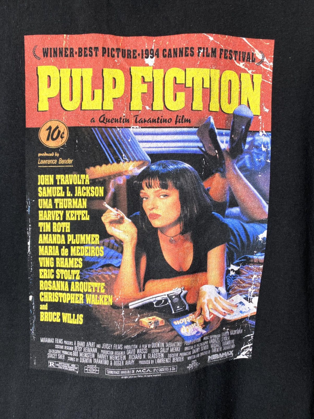 Vintage Y2K Vintage Style Pulp Fiction Movie T Shirt Size US L / EU 52-54 / 3 - 2 Thumbnail