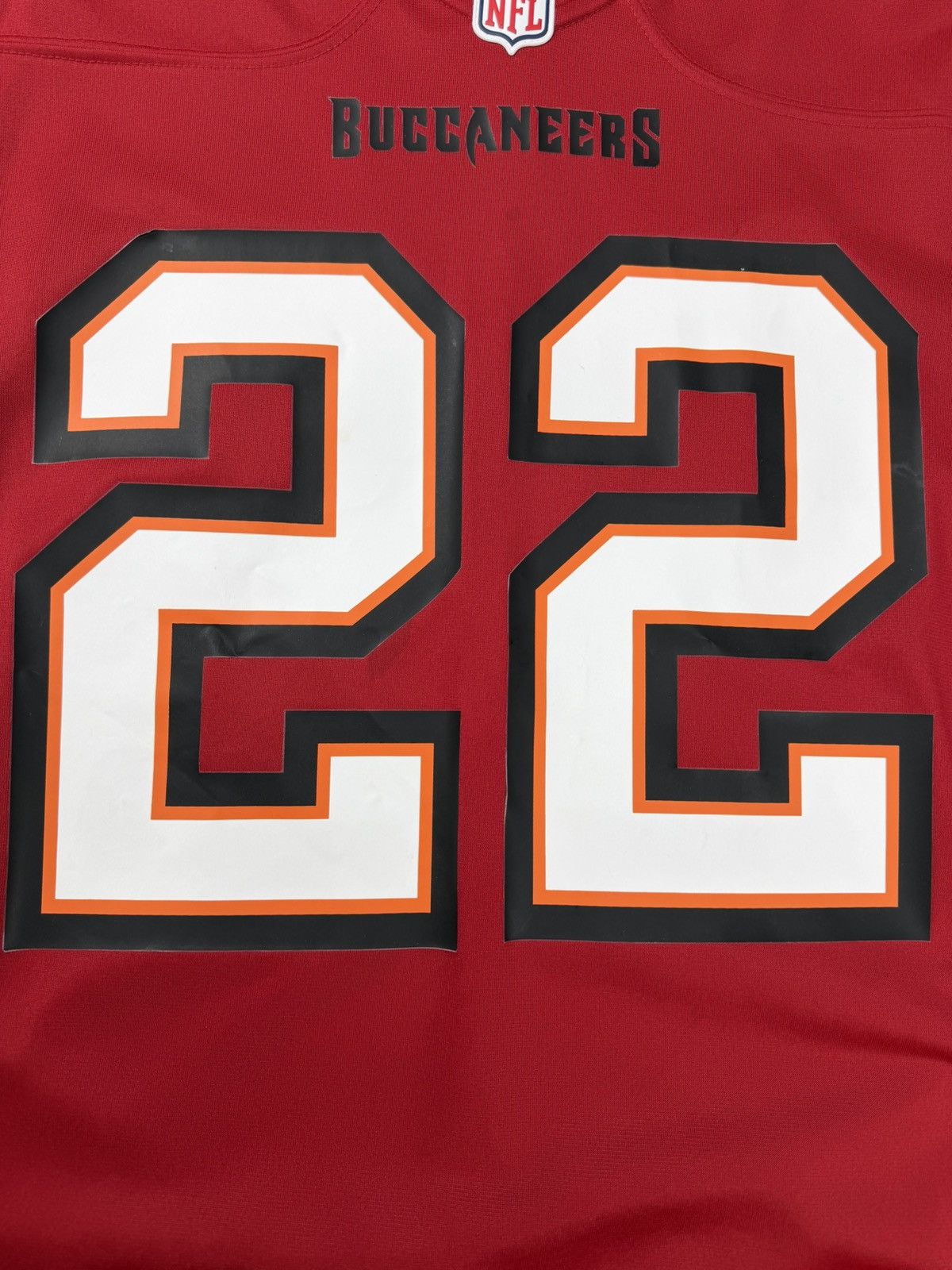 NFL Nike NFL Tampa Bay Buccaneers #22 Jersey Red On Field Size S Size US S / EU 44-46 / 1 - 4 Thumbnail