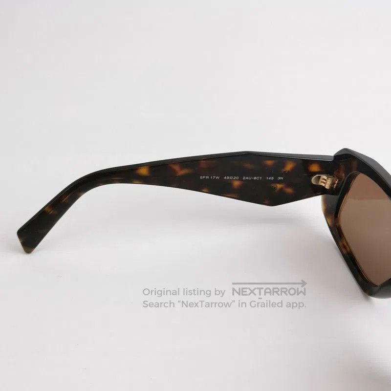 Prada Prada Tortoiseshell Logo Sunglasses. Size ONE SIZE - 5 Thumbnail