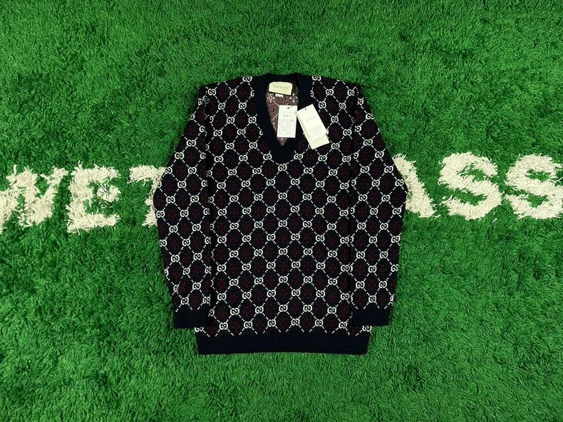 Gucci Gucci Logo Knit Sweater with Tags - dmc Size US XS / EU 42 / 0 - 1 Thumbnail