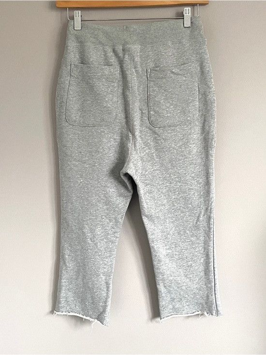 T by Alexander Wang T by Alexander Wang Gray Cotton Cropped Sweatpants - S/M Size 28" / US 6 / IT 42 - 9 Thumbnail