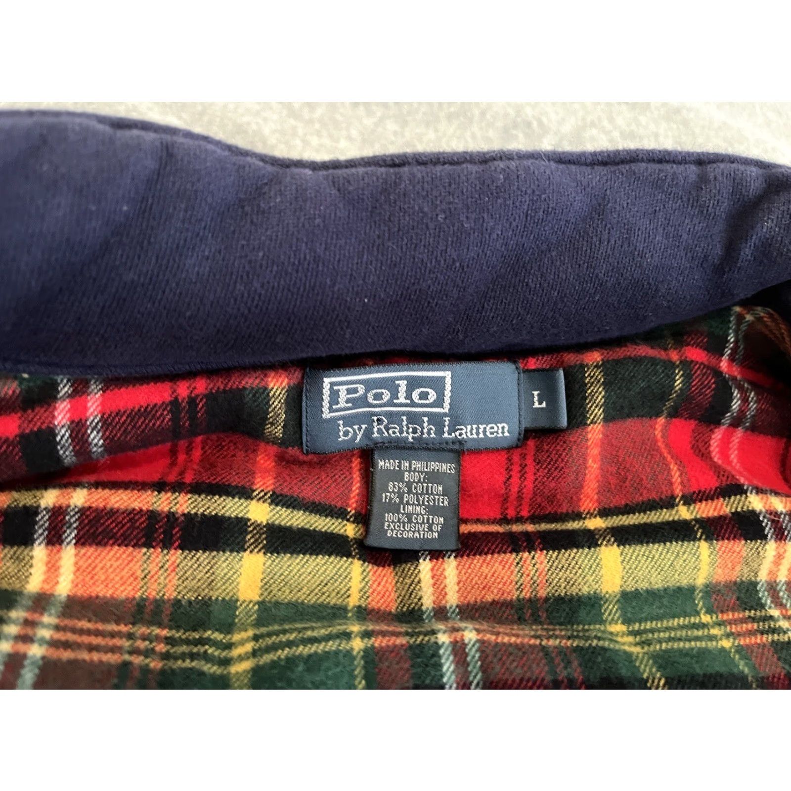 Polo Ralph Lauren Polo Ralph Lauren Vest Polo Quilted Blue Plaid Inside Mens Large Size L Polo Ralph Lauren Mens Quilted Vest Blue Size US L / EU 52-54 / 3 - 3 Thumbnail