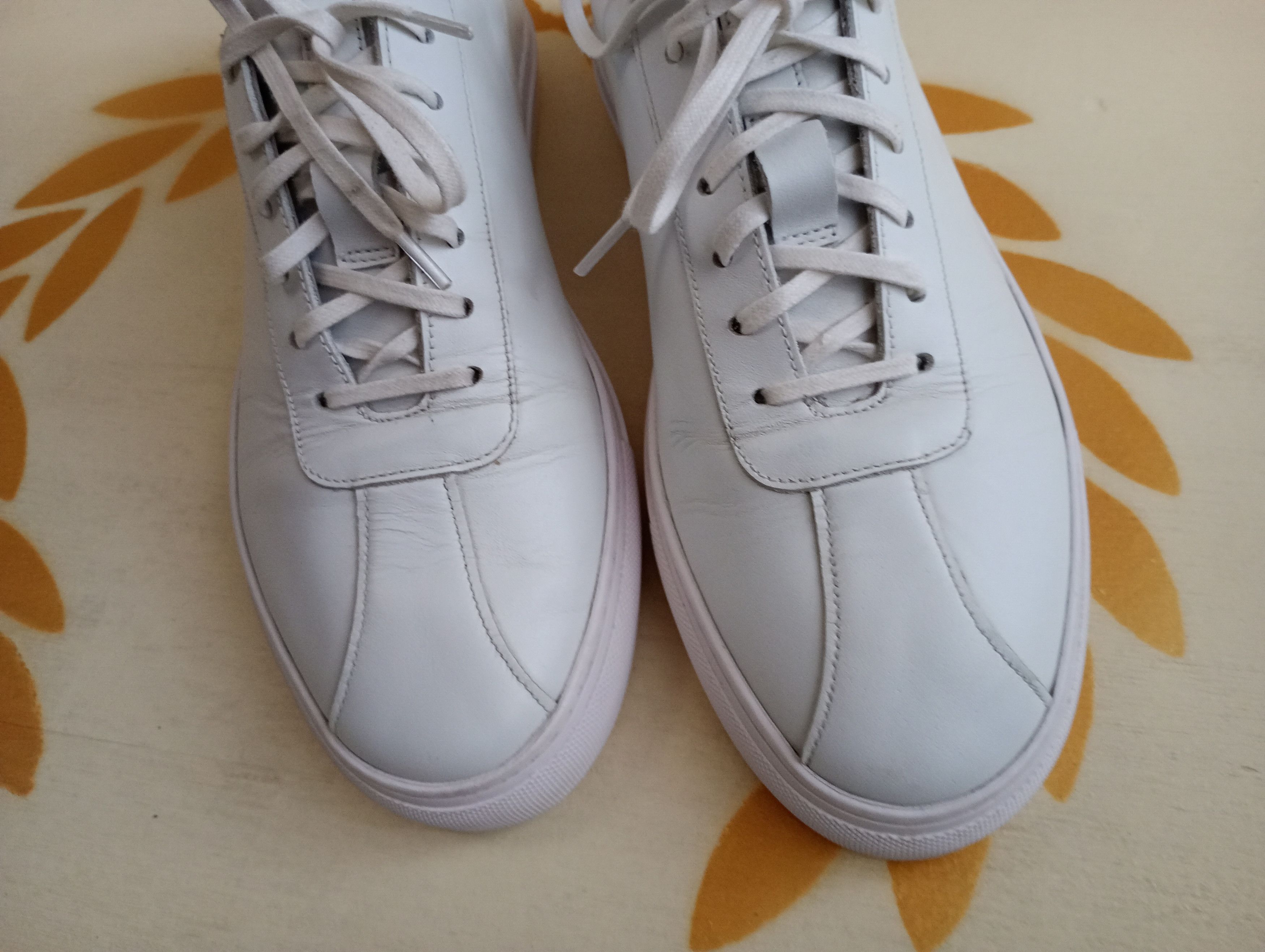 Grenson Grenson White Leather Sneakers Size US 8 / EU 41 - 4 Thumbnail