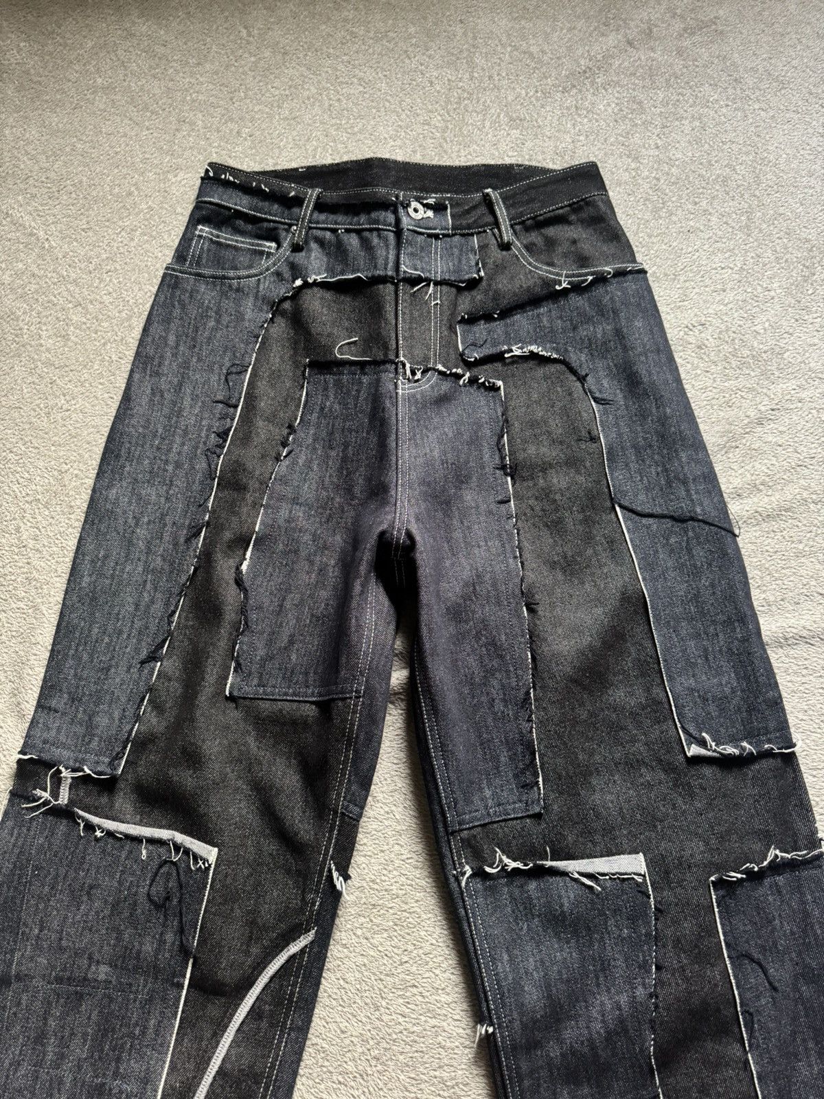 Other Blind/No Plan Raw Edge Remake Jeans Size US 32 / EU 48 - 4 Thumbnail