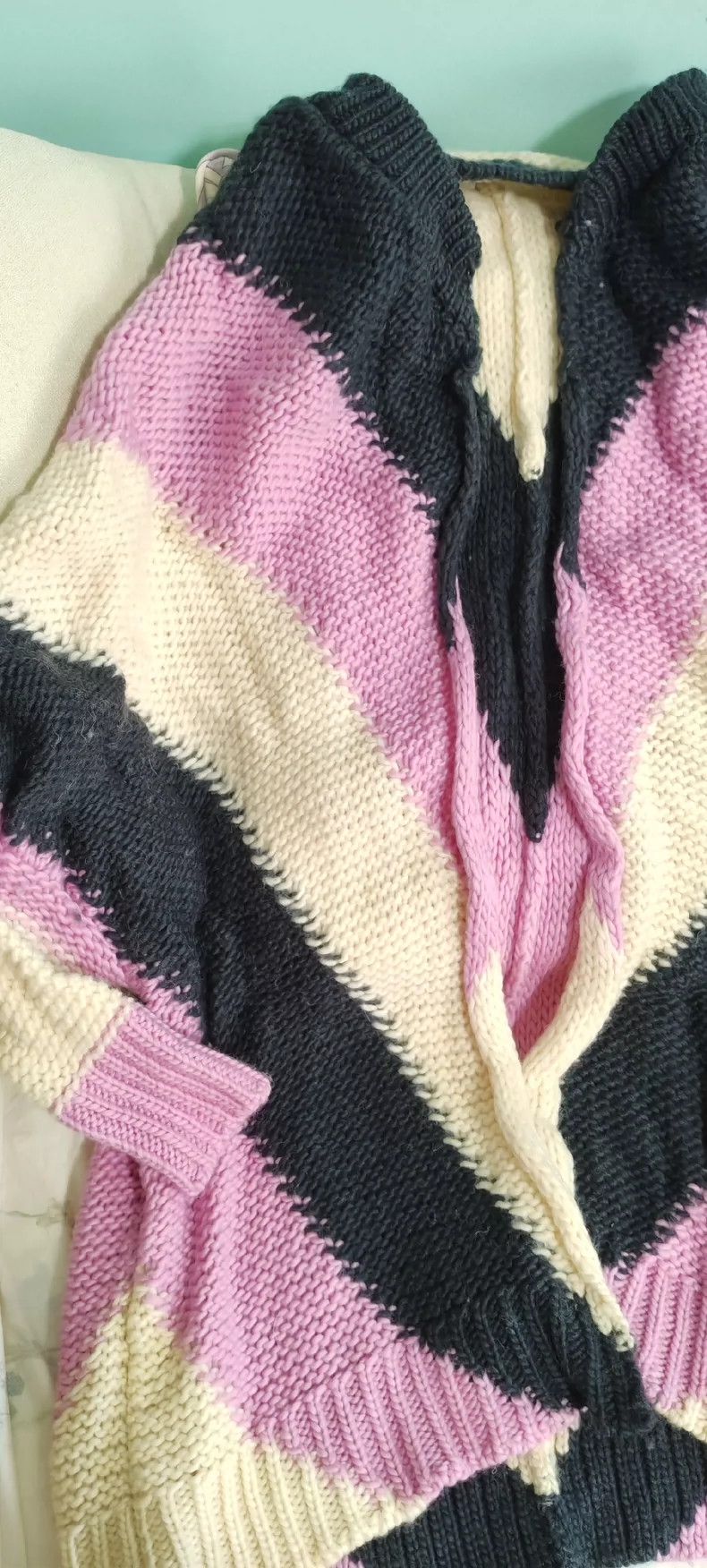 Loewe Loewe Colorblock Chunky Wool Sweater - dmc Size US S / EU 44-46 / 1 - 1 Thumbnail