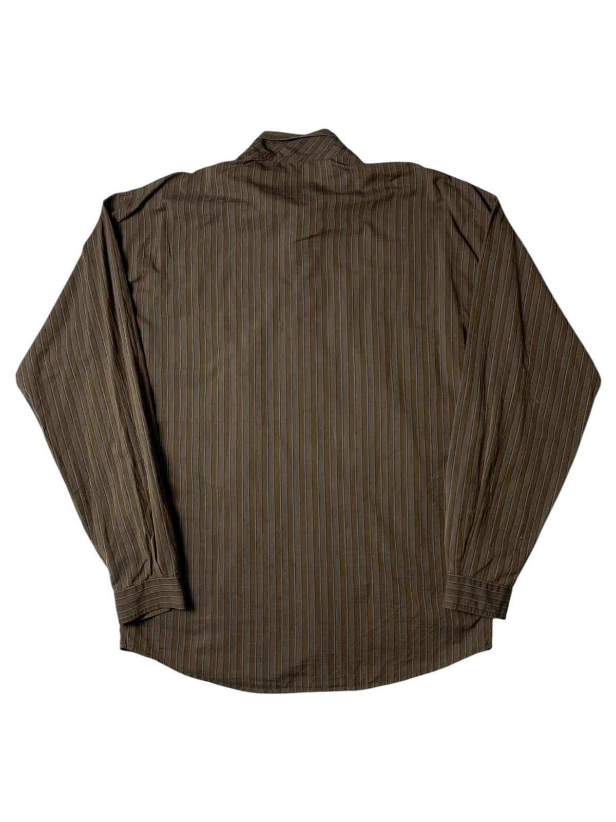 Versace 1980s Gianni Versace Double Big Pocket Stripe Shirt Size US L / EU 52-54 / 3 - 10 Thumbnail
