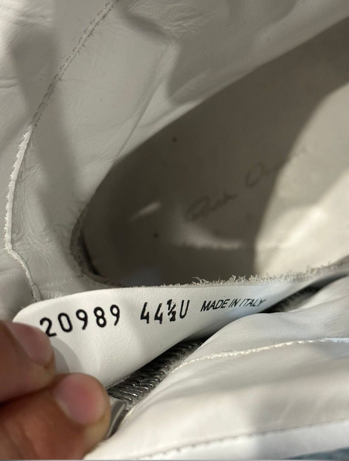 Rick Owens RARE Rick Owens White Megalace Geobaskets Size US 11.5 / EU 44-45 - 11 Thumbnail
