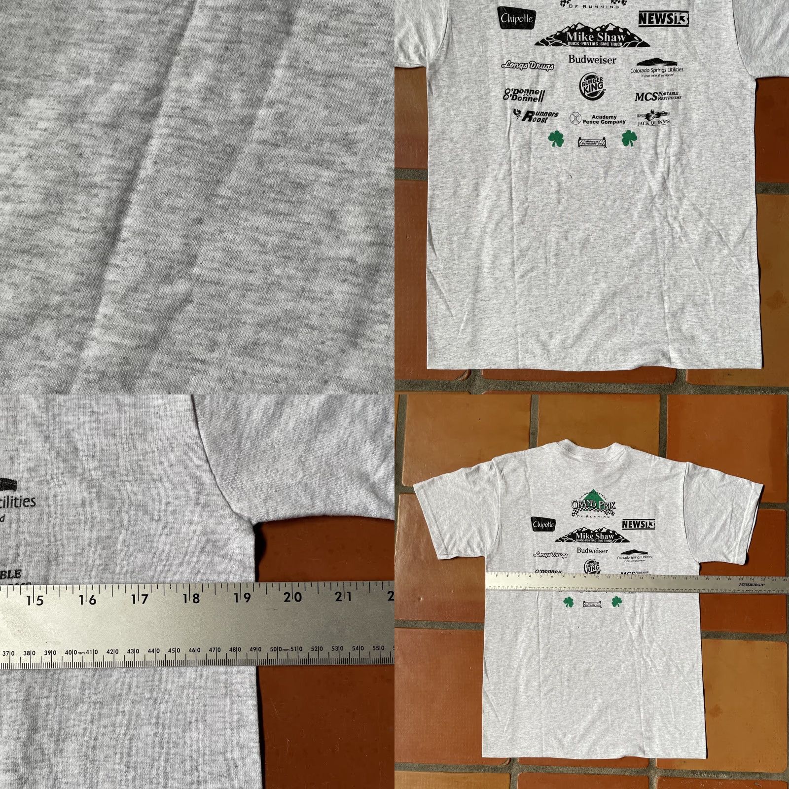 Fruit Of The Loom VINTAGE Fruit Of The Loom Men’s Medium Gray T Shirt St. Patrick’s Day 5k 2003 Size US M / EU 48-50 / 2 - 10 Thumbnail