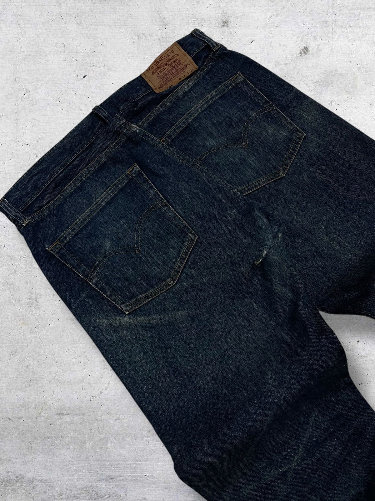 Levi's Vintage Clothing VINTAGE 505 LEVIS USA DESIGNER 90S INDIGO FADED OG DENIM Size US 34 / EU 50 - 14 Thumbnail