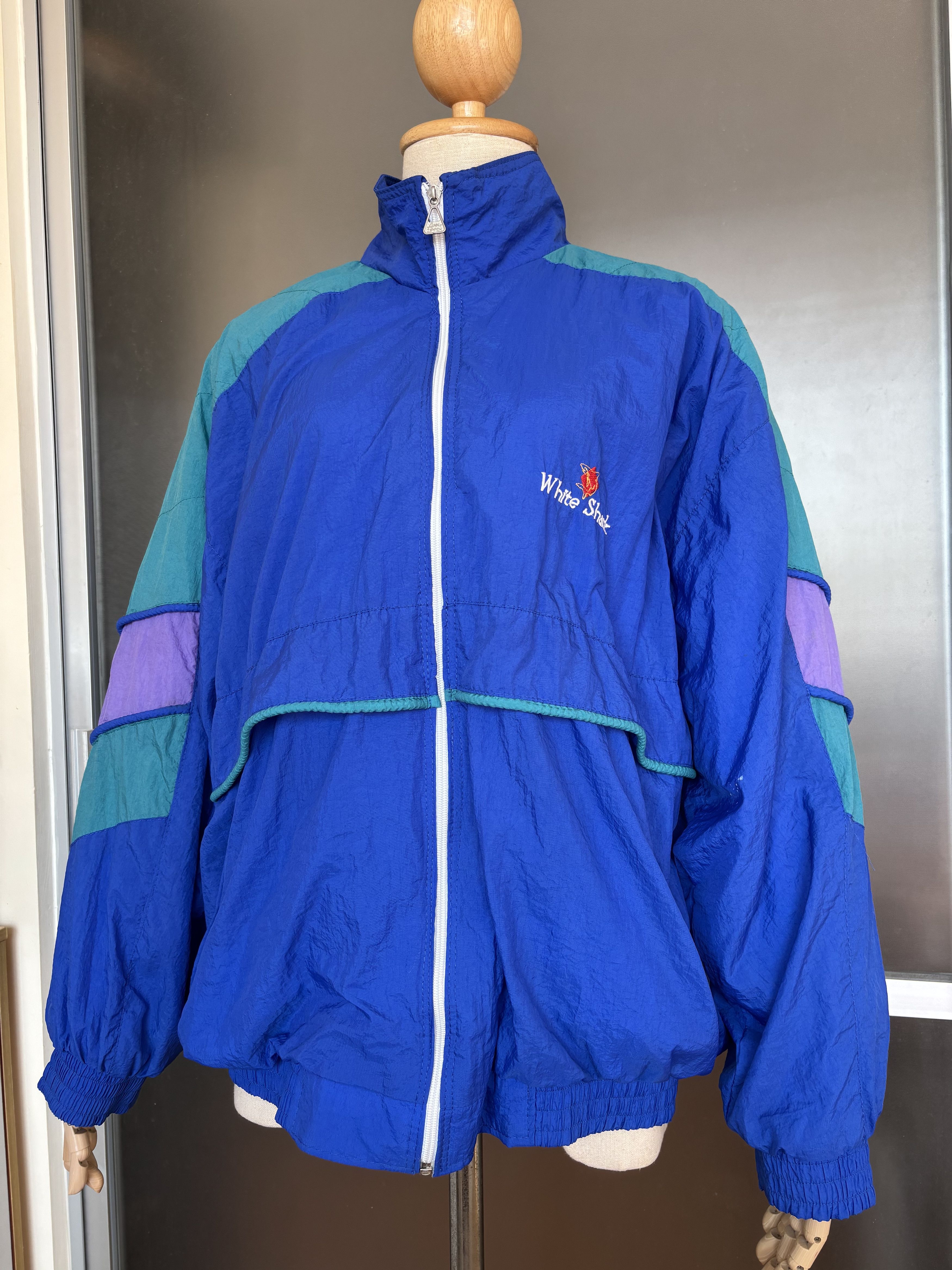 Other White Shark Windbreaker Jacket Size US M / EU 48-50 / 2 - 2 Thumbnail