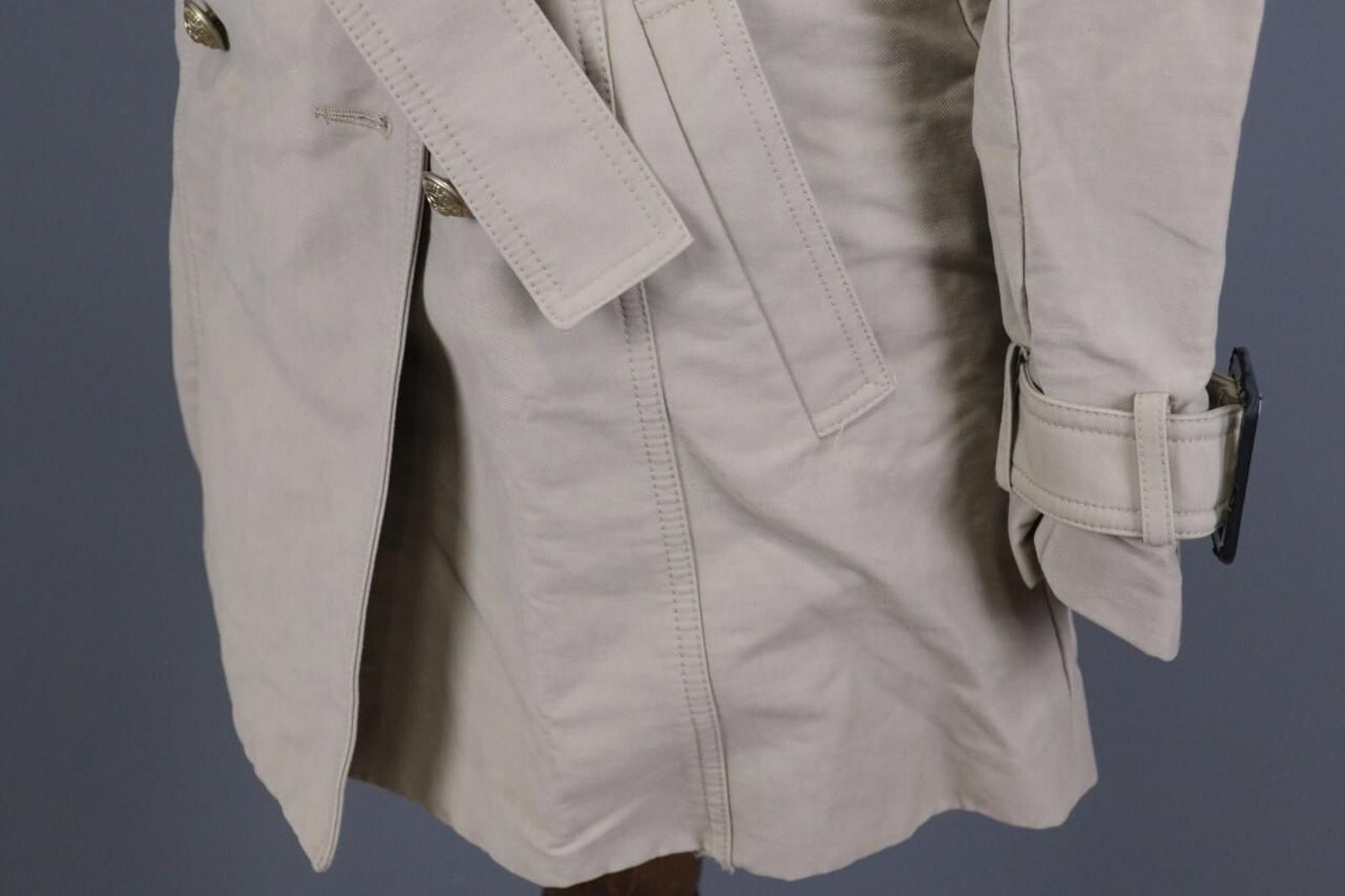 Zadig & Voltaire Zadig Voltaire Message Beige Double Coat Jacket Size XS Size XS / US 0-2 / IT 36-38 - 2 Thumbnail