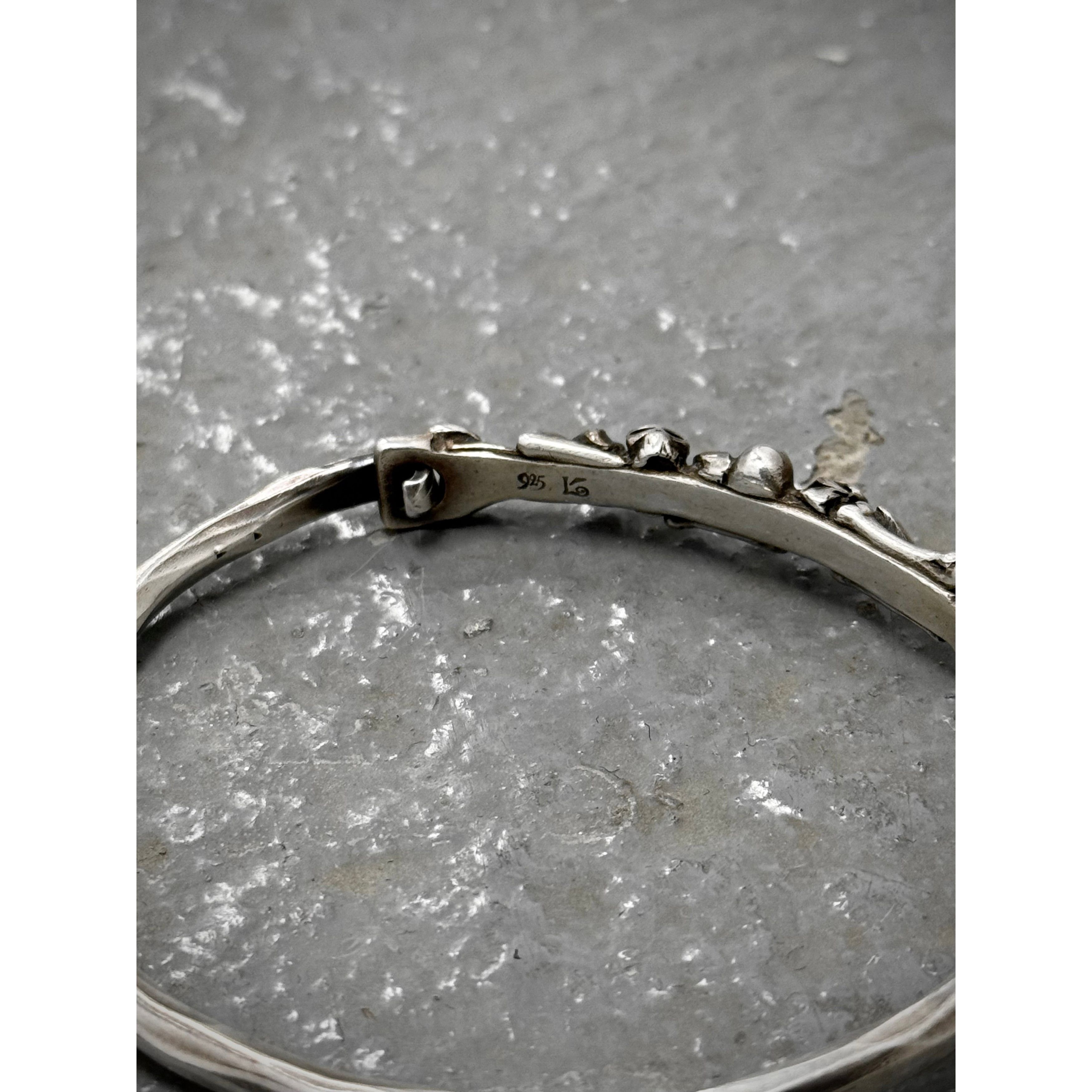 Werkstatt Munchen WERKSTATT:MÜNCHEN .925 Silver Skull & Bones Hook Bracelet Size ONE SIZE - 3 Thumbnail