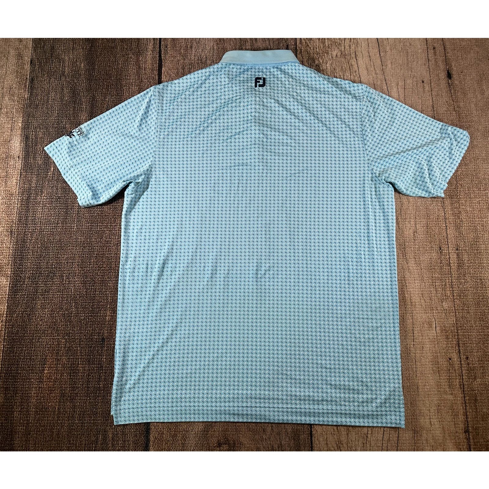 Footjoy Footjoy Golf Polo Mens Blue Striped Short Sleeve Shirt Large Size US XL / EU 56 / 4 - 9 Thumbnail