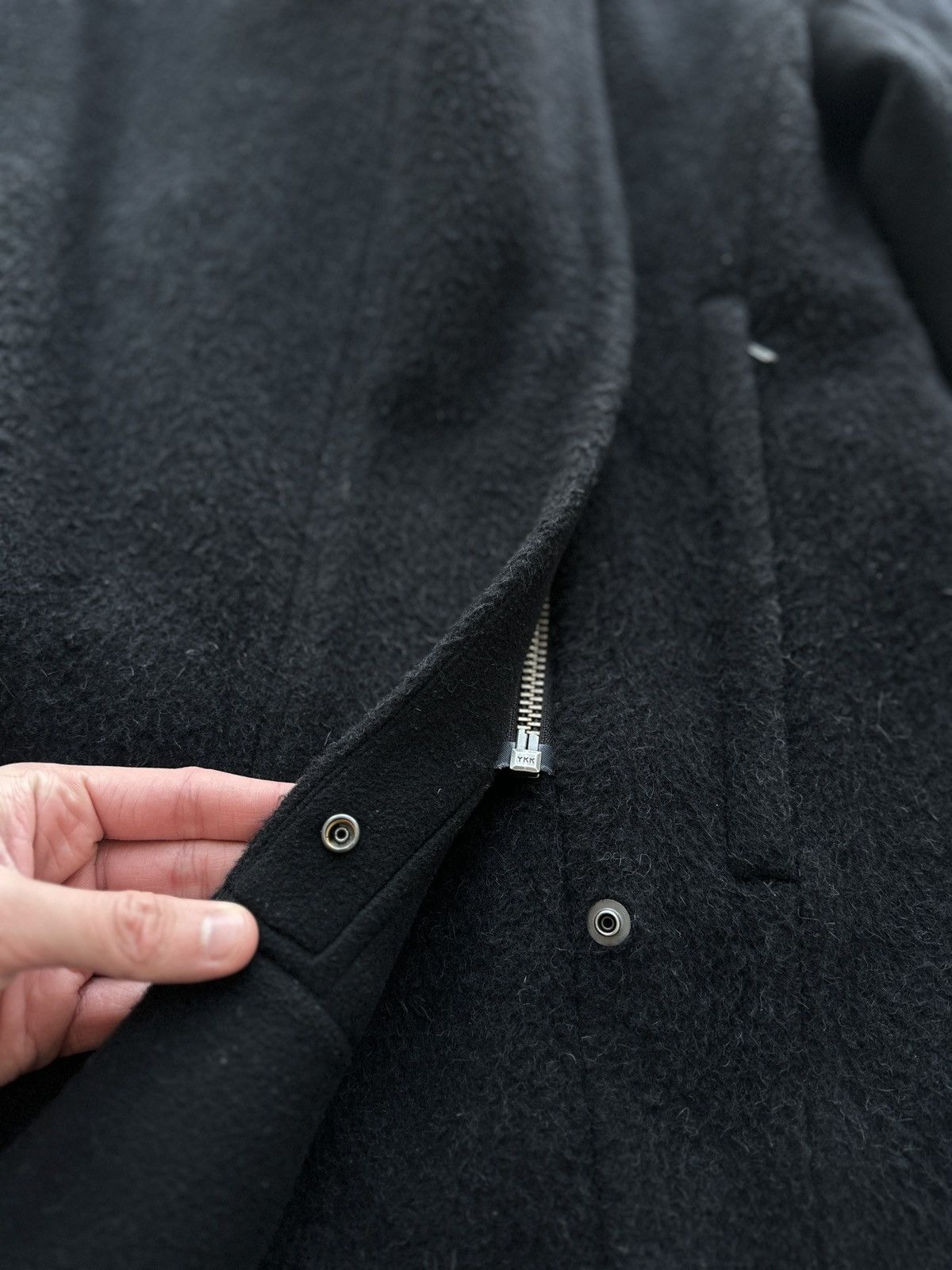 Helmut Lang HELMUT LANG Alpaca Coat Pea Jacket Double Breasted 90s Size US S / EU 44-46 / 1 - 14 Thumbnail