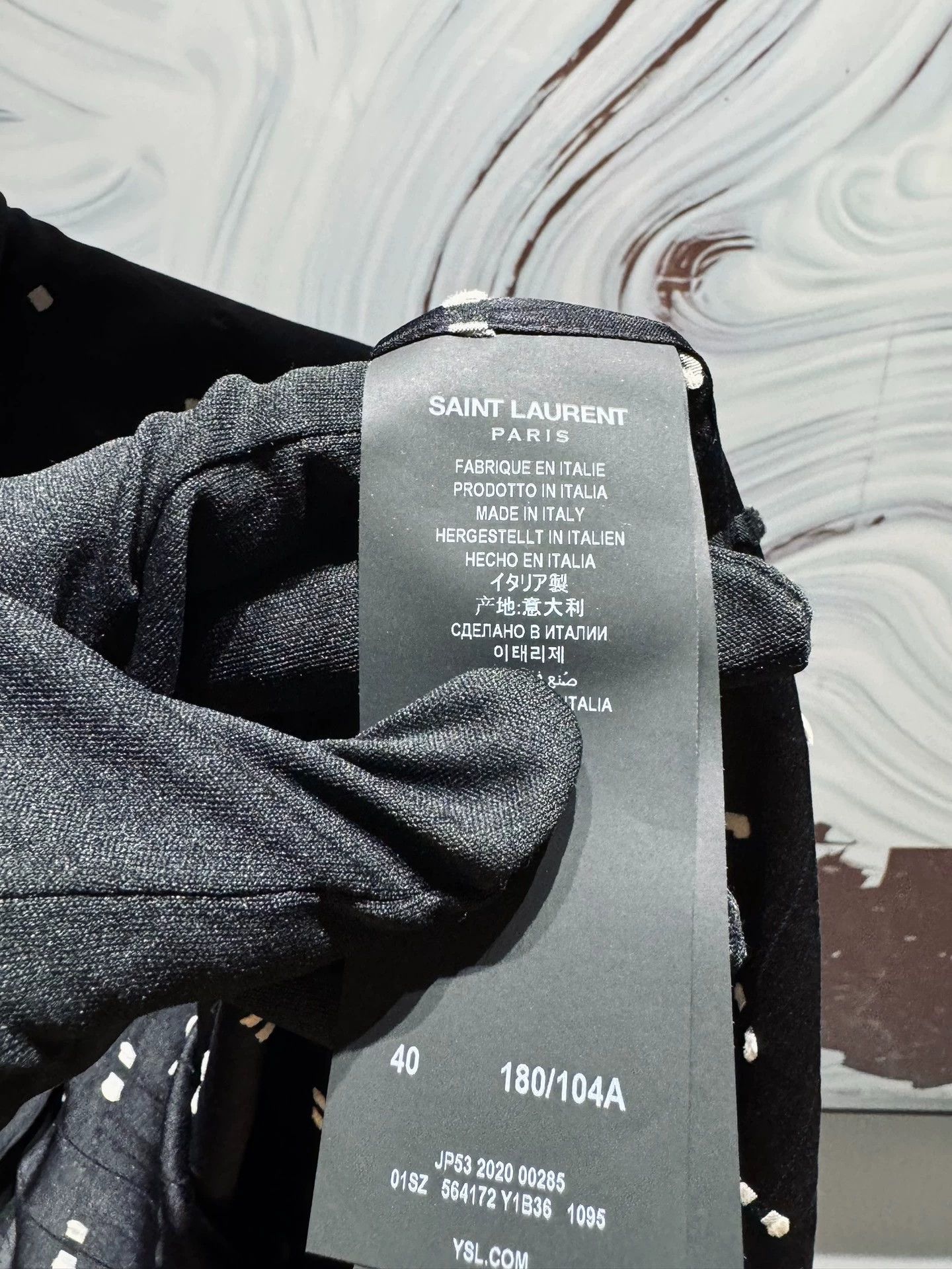 Saint Laurent Paris Saint Laurent SLP 20FW Silk Shirt 40 M Rare Near Mint Size US M / EU 48-50 / 2 - 5 Thumbnail