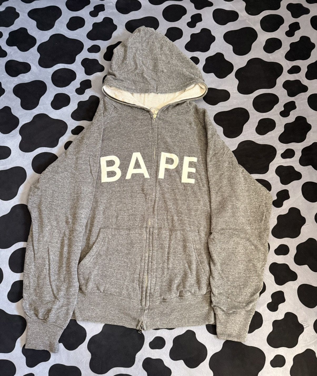 Bape Large Nigo Era BAPE Spell-Out Thermal Lined Full Zip Size US L / EU 52-54 / 3 - 1 Thumbnail