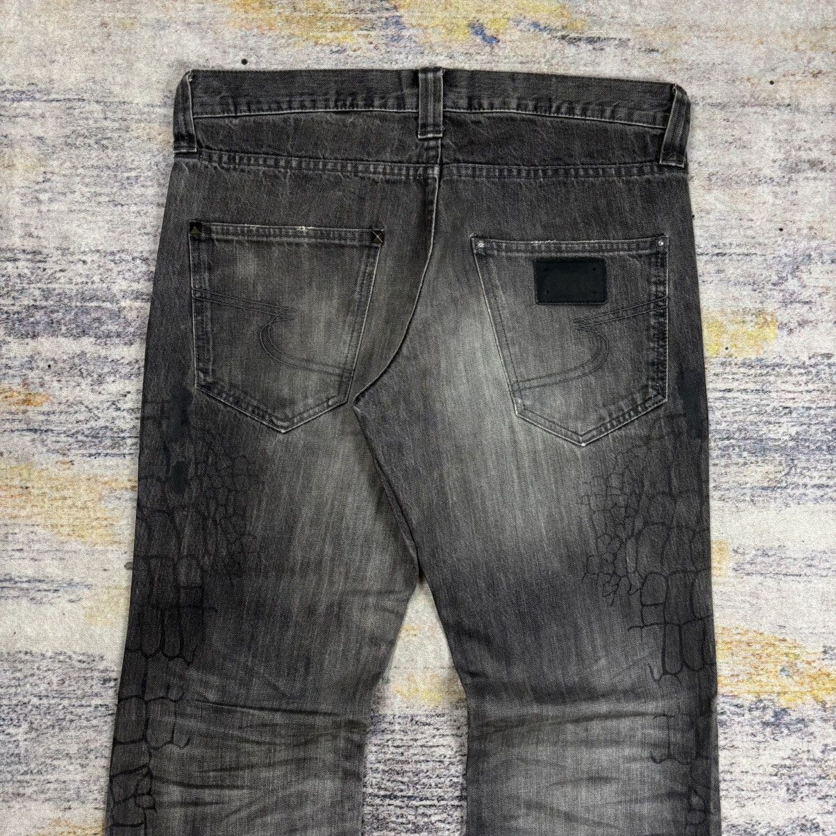 semanticdesign Semantic design studded spider web flared jeans Size US 33 - 6 Thumbnail