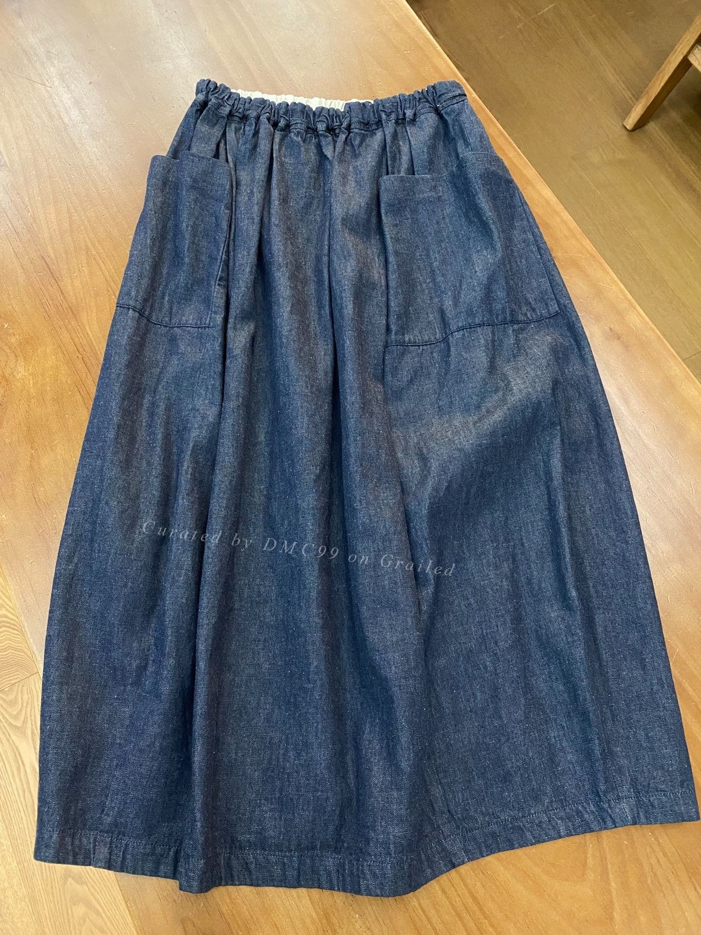 PPFM Pallaspalace Japanese Denim Skirt Size 32" / US 10 / IT 46 - 1 Thumbnail