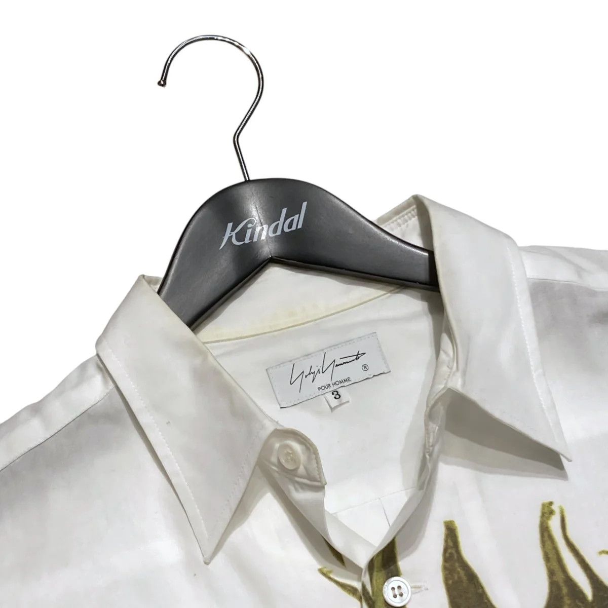 Yohji Yamamoto Yohji Yamamoto pour homme 22SS Regular white/shirt Size US L / EU 52-54 / 3 - 3 Thumbnail