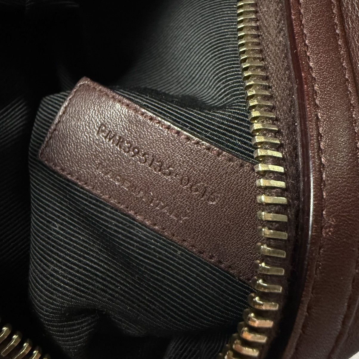 Saint Laurent Paris × Yves Saint Laurent Saint Laurent Paris Oxblood/Burgundy Bucket Bag Size ONE SIZE - 6 Thumbnail