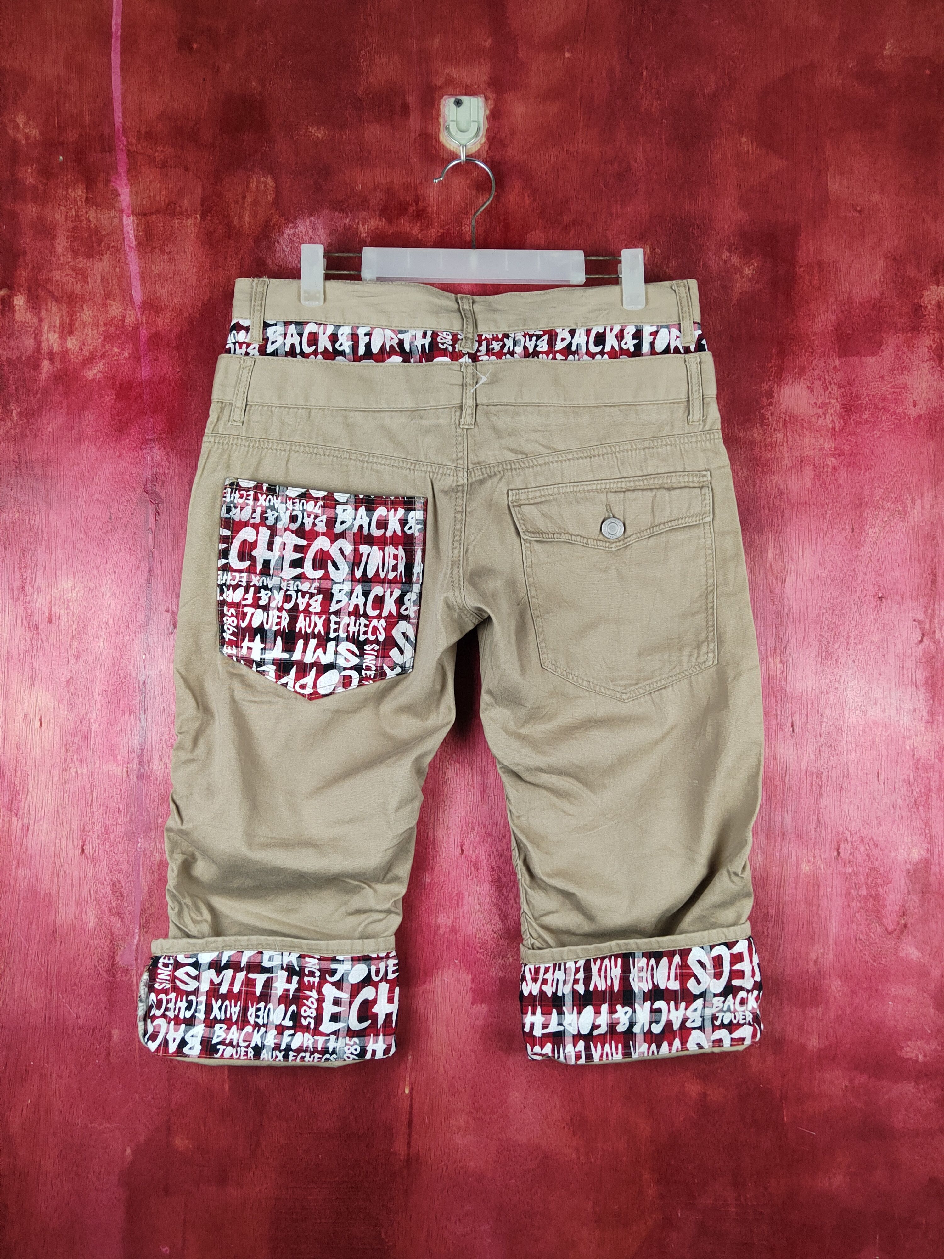 Japanese Brand Japan double waist seditionaries Brown short Pants #S1520 Size 33" - 8 Thumbnail