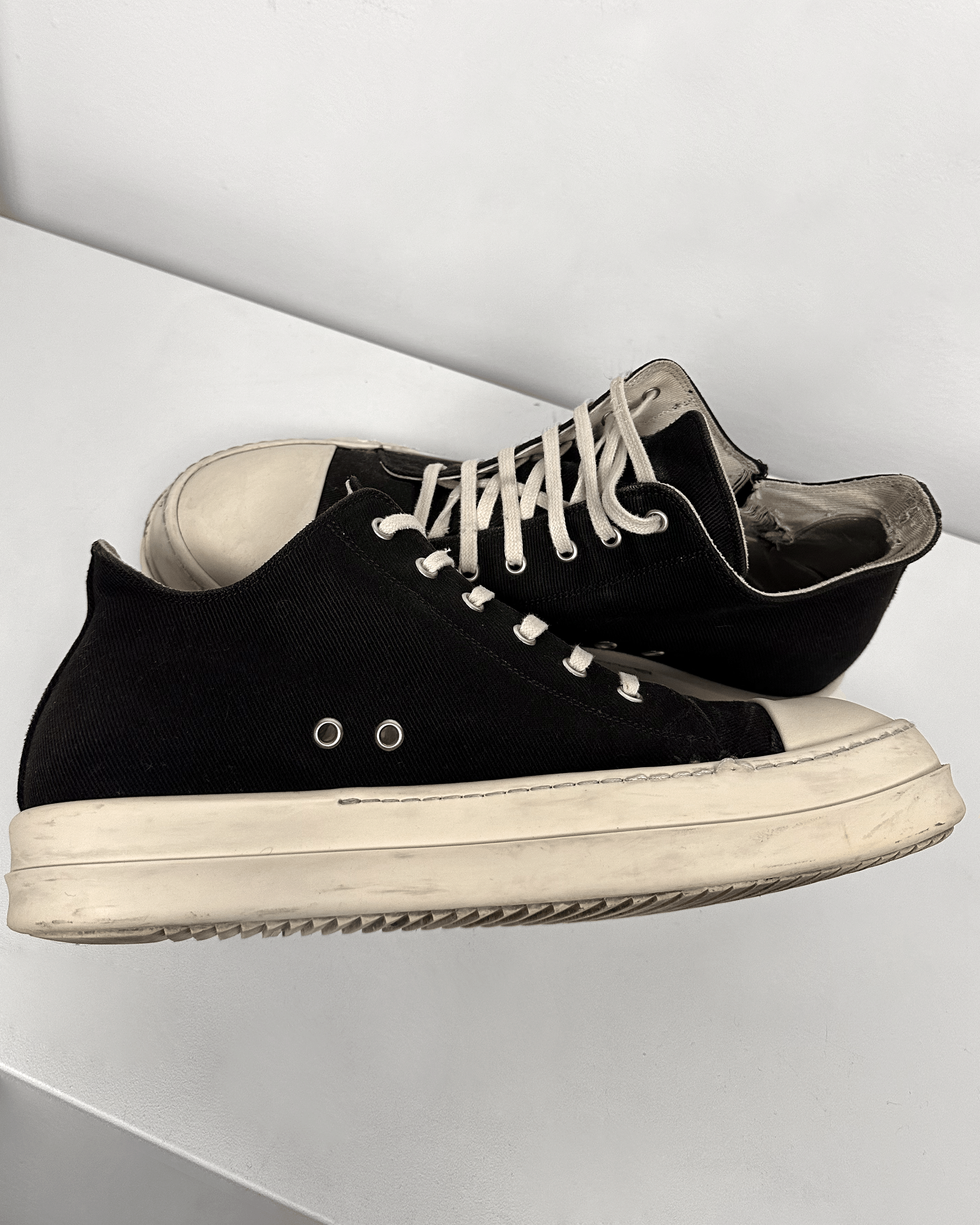 Rick Owens Rick Owens Drkshdw Low Ramones Size US 12 / EU 45 - 7 Thumbnail