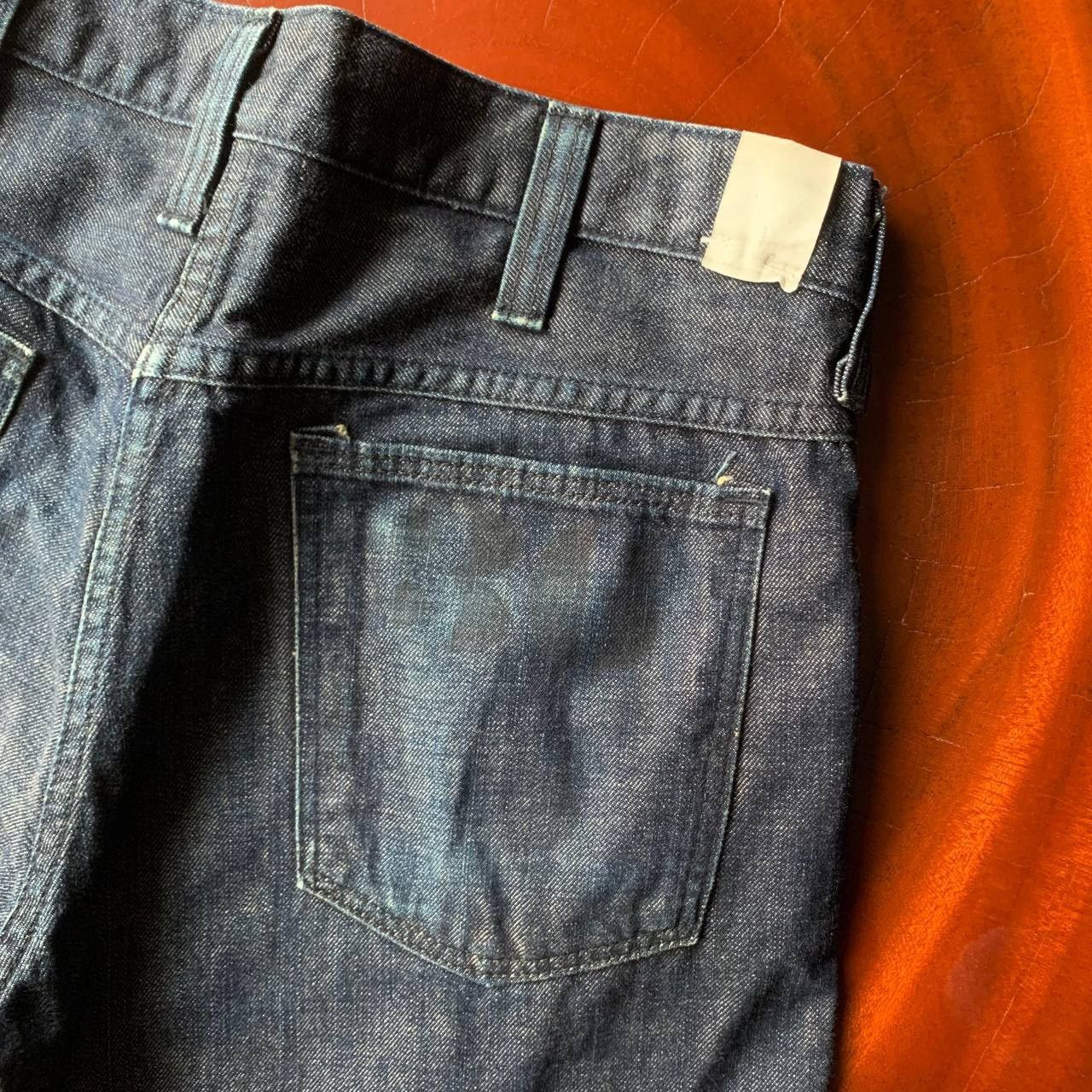 N.Hoolywood N.Hoolywood X Wrangler Blue Bell’s Dark Blue Denim Pants Size US 31 - 9 Thumbnail