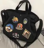 Japanese Brand Fashion y2k patches canvas shoulder messenger bag vintage Size ONE SIZE - 4 Thumbnail