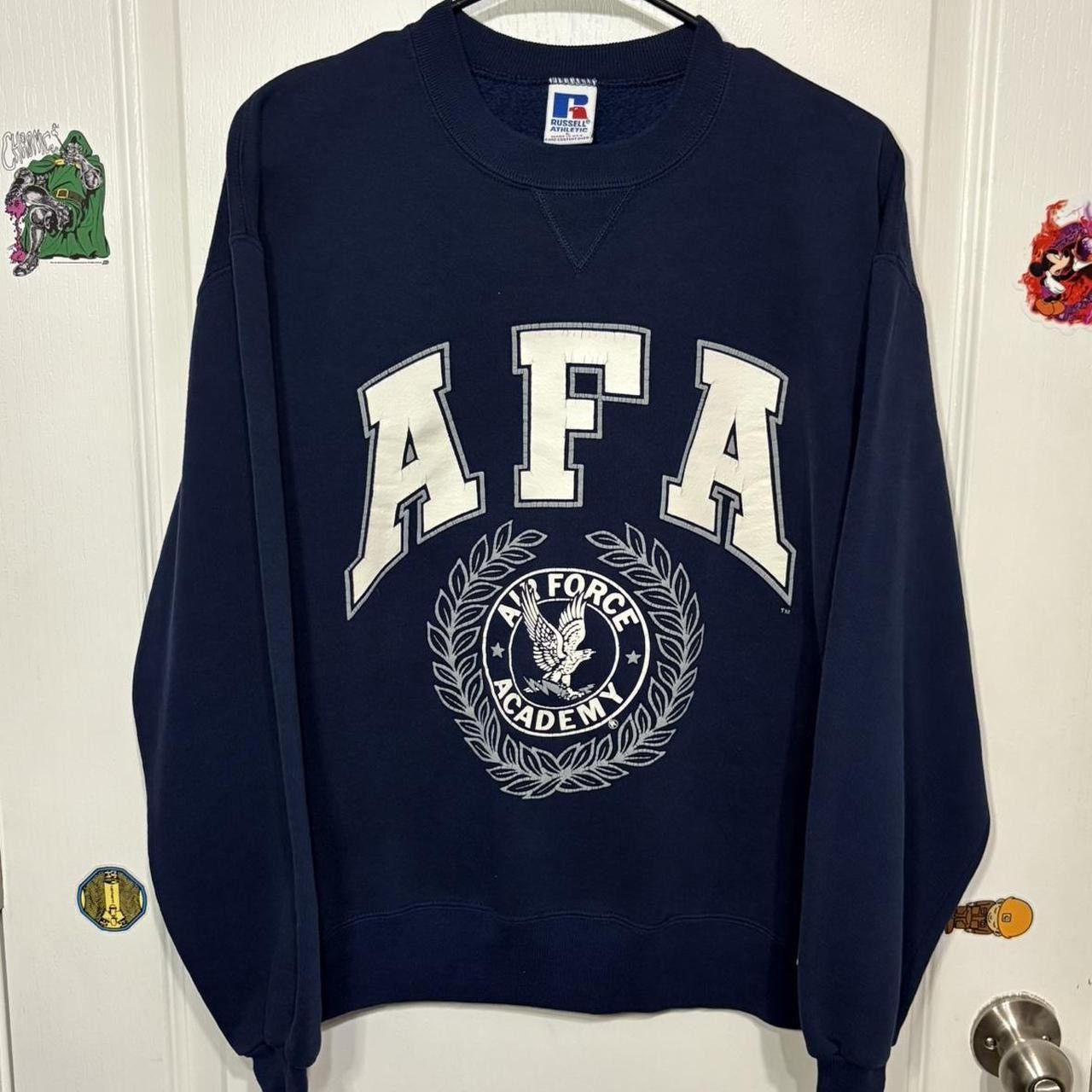 Russell Athletic Vintage Russell 80’s Sweater Air Force Size US L / EU 52-54 / 3 - 1 Thumbnail
