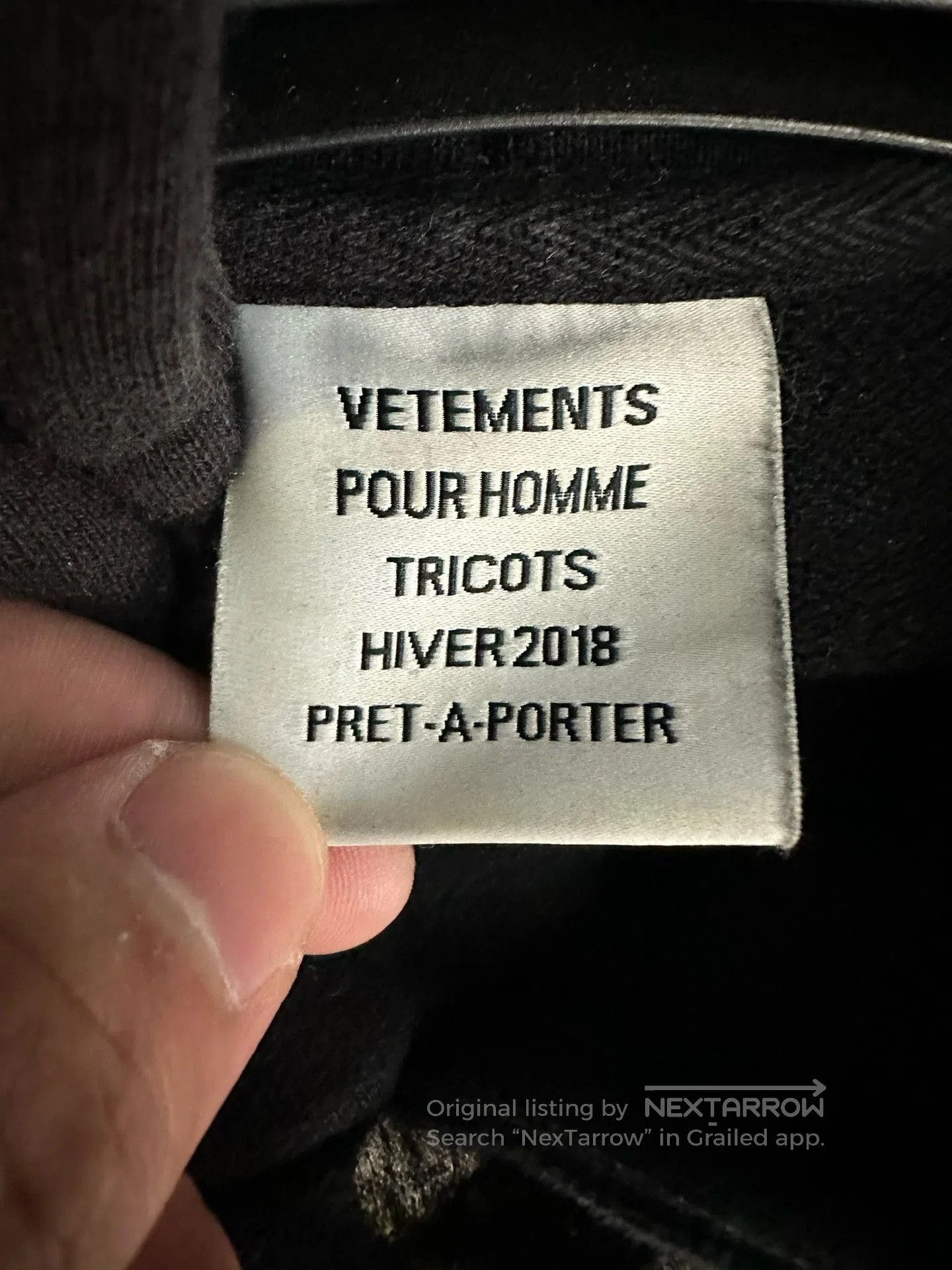 Vetements Vetements Ghost Face Unique Cut Hoodie. Size US S / EU 44-46 / 1 - 5 Thumbnail