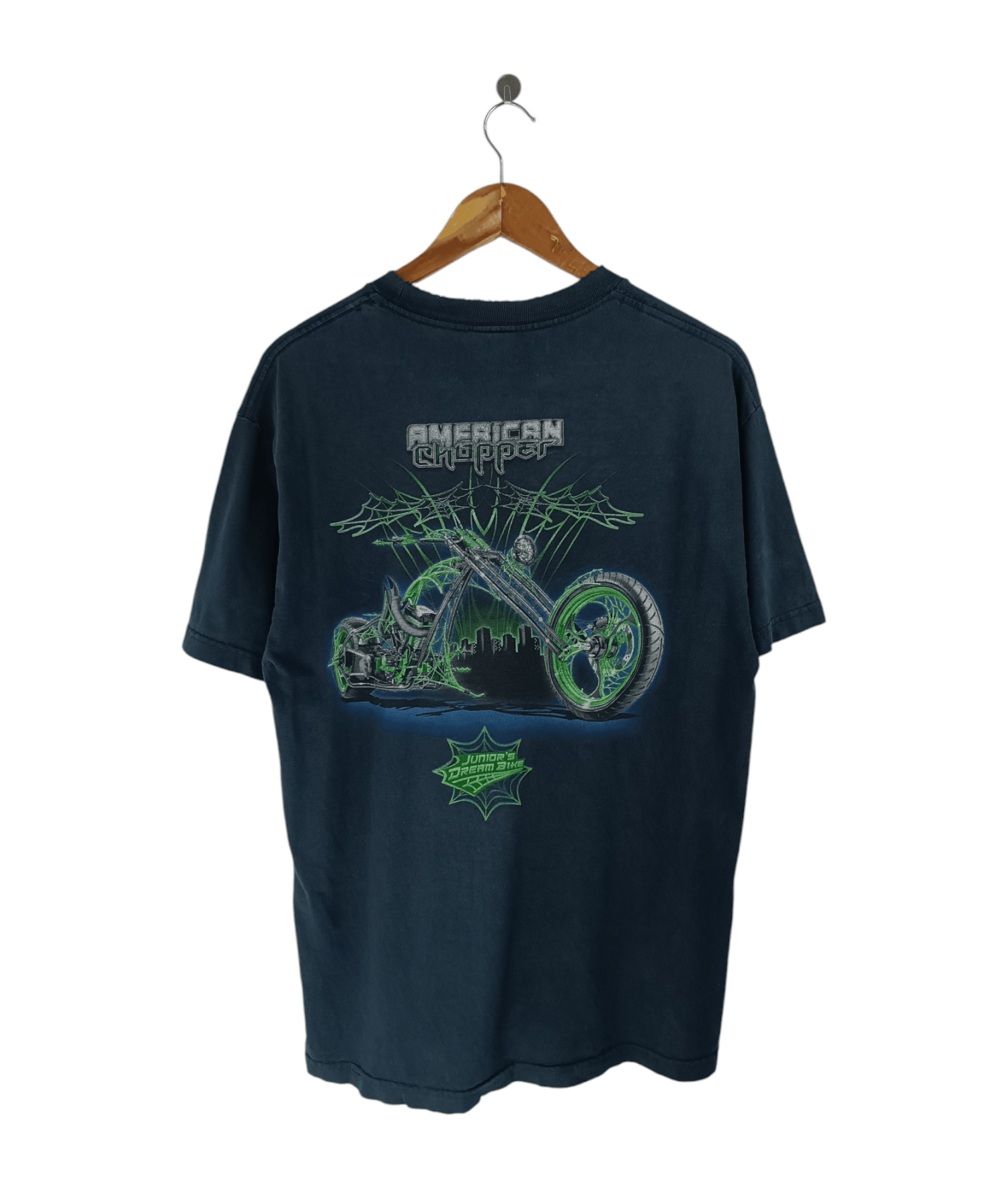 Harley Davidson THRASHED FADED VINTAGE Y2K AMERICAN CHOPPER west coast Size US L / EU 52-54 / 3 - 1 Thumbnail