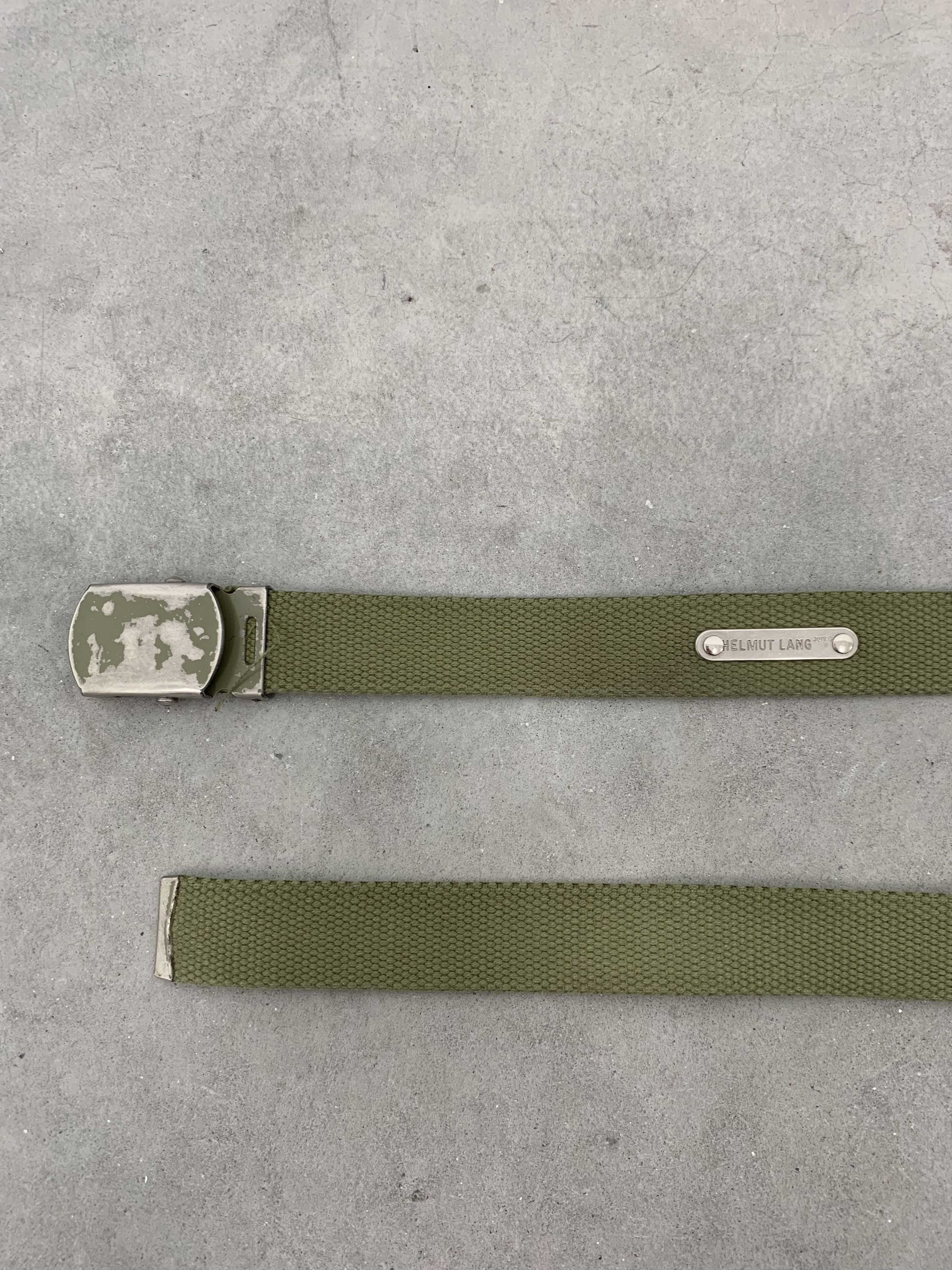 Helmut Lang HELMUT LANG 1998 CANVAS BELT Size 34 - 3 Thumbnail