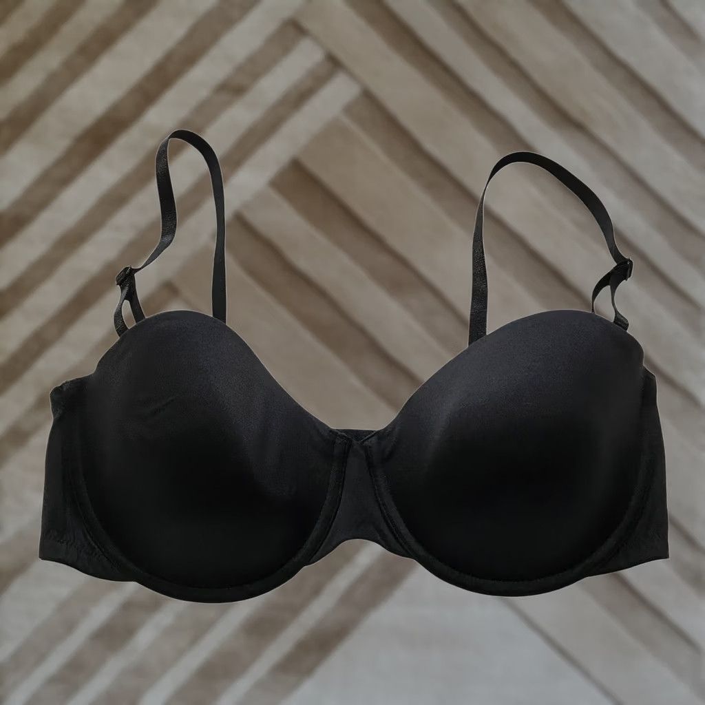Vintage Bali One Smooth U Multiway Strapless Underwire Bra Black 34D DFB966 Size ONE SIZE - 1 Thumbnail
