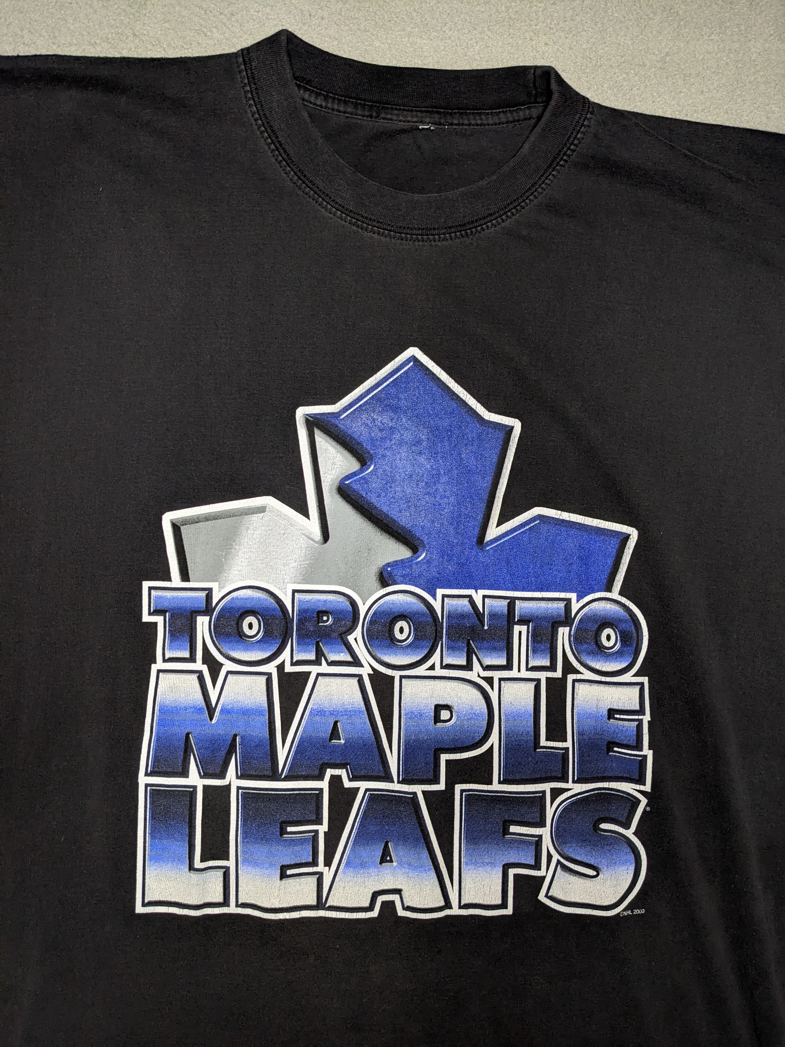 NHL Vintage Y2K Toronto Maple Leafs Graphic T-Shirt Medium NHL Size US M / EU 48-50 / 2 - 2 Thumbnail