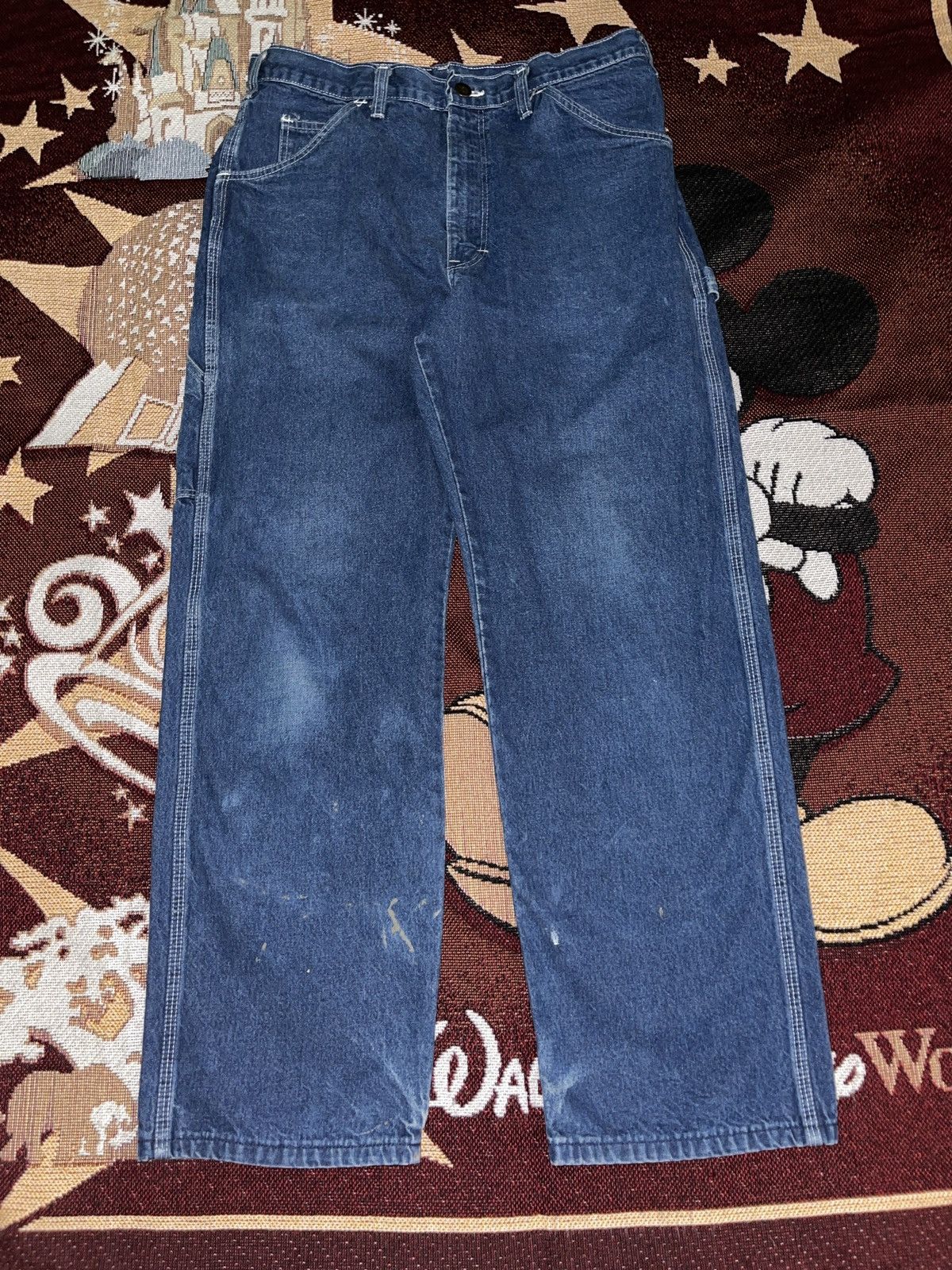 Vintage Vintage 90s Dickies Denim Carpenter Jeans 33x30 Size US 33 - 6 Thumbnail