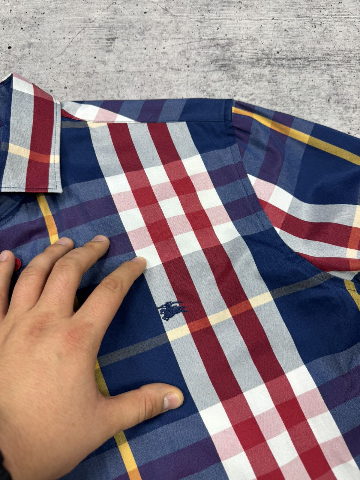 Burberry Vintage Burberry 90’s Y2K Style Nova Check Checkered Shirt Size US M / EU 48-50 / 2 - 9 Thumbnail