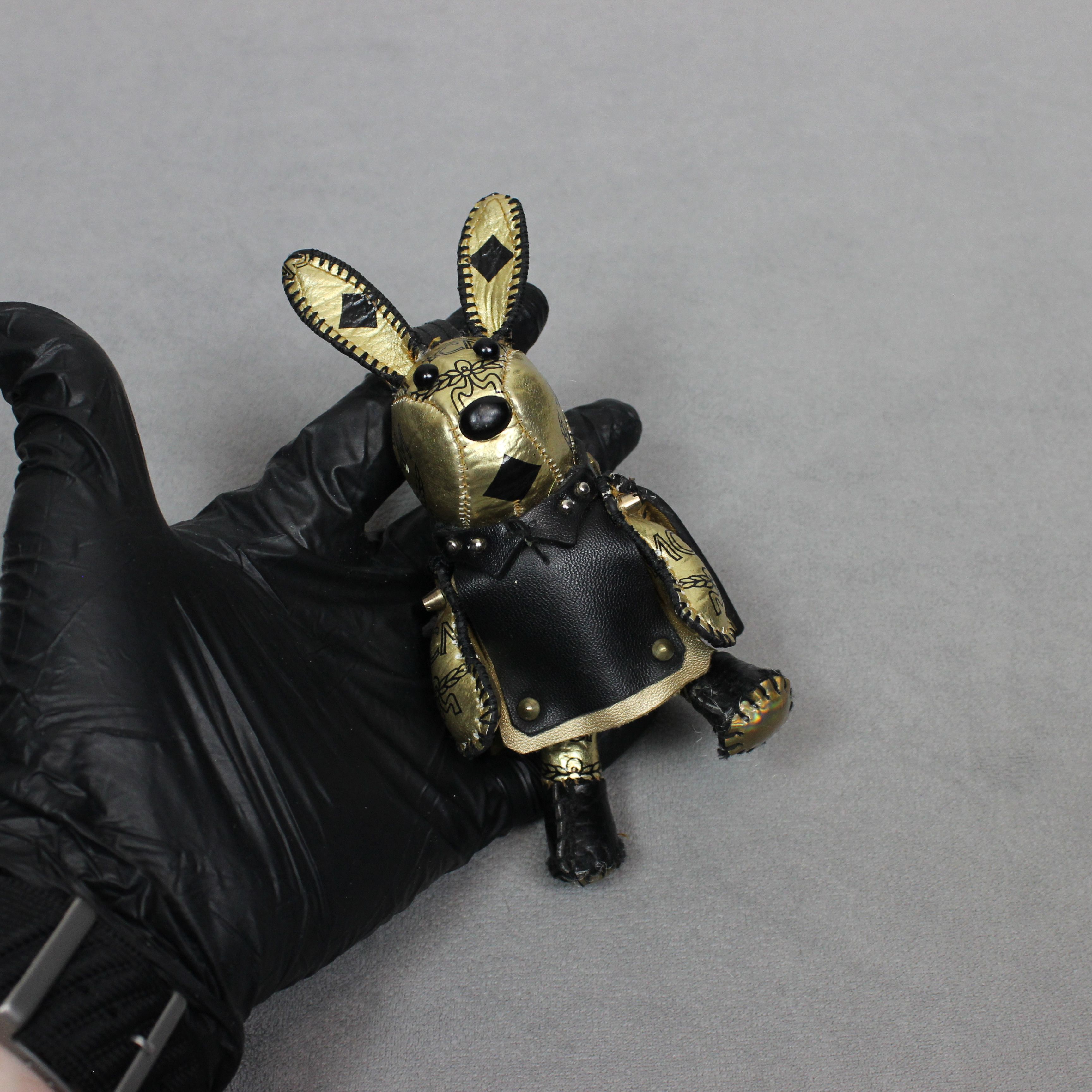 MCM MCM black gold rabbit toys leather monogram Size ONE SIZE - 1 Thumbnail