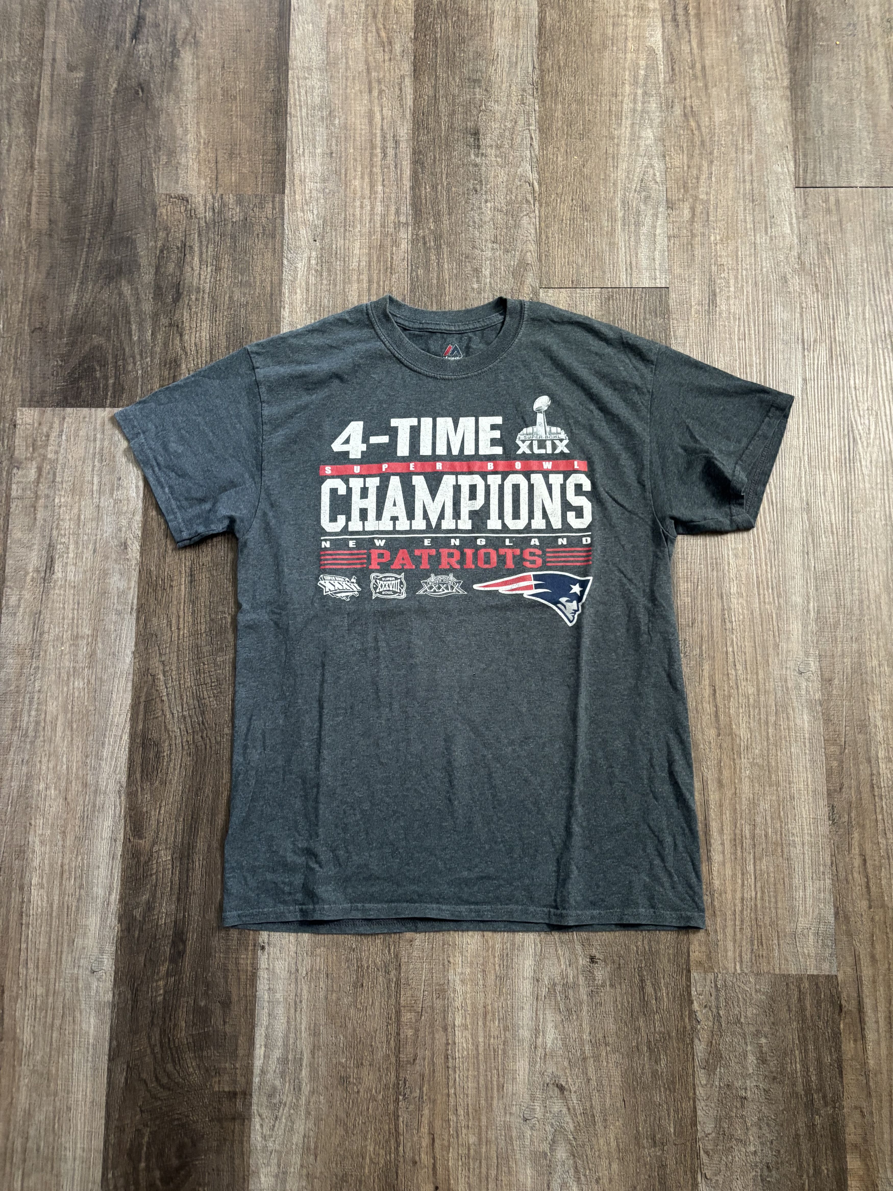 Majestic Majestic New England Patriots 4x NFL Super Bowl Tee Size US M / EU 48-50 / 2 - 1 Thumbnail