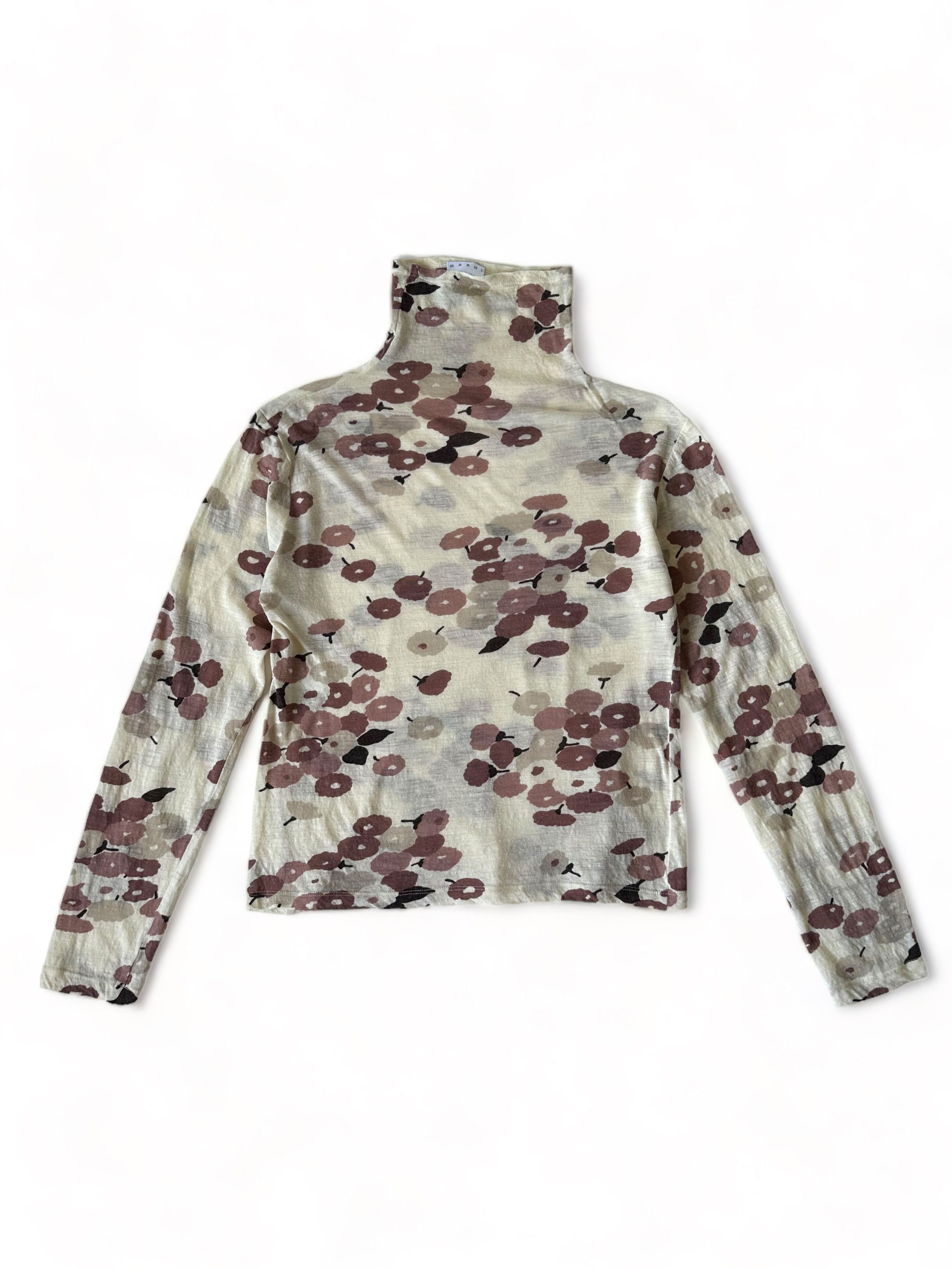 Marni Marni Wool High Neck Light Sweater Long Sleeve Top Size M / US 6-8 / IT 42-44 - 2 Thumbnail