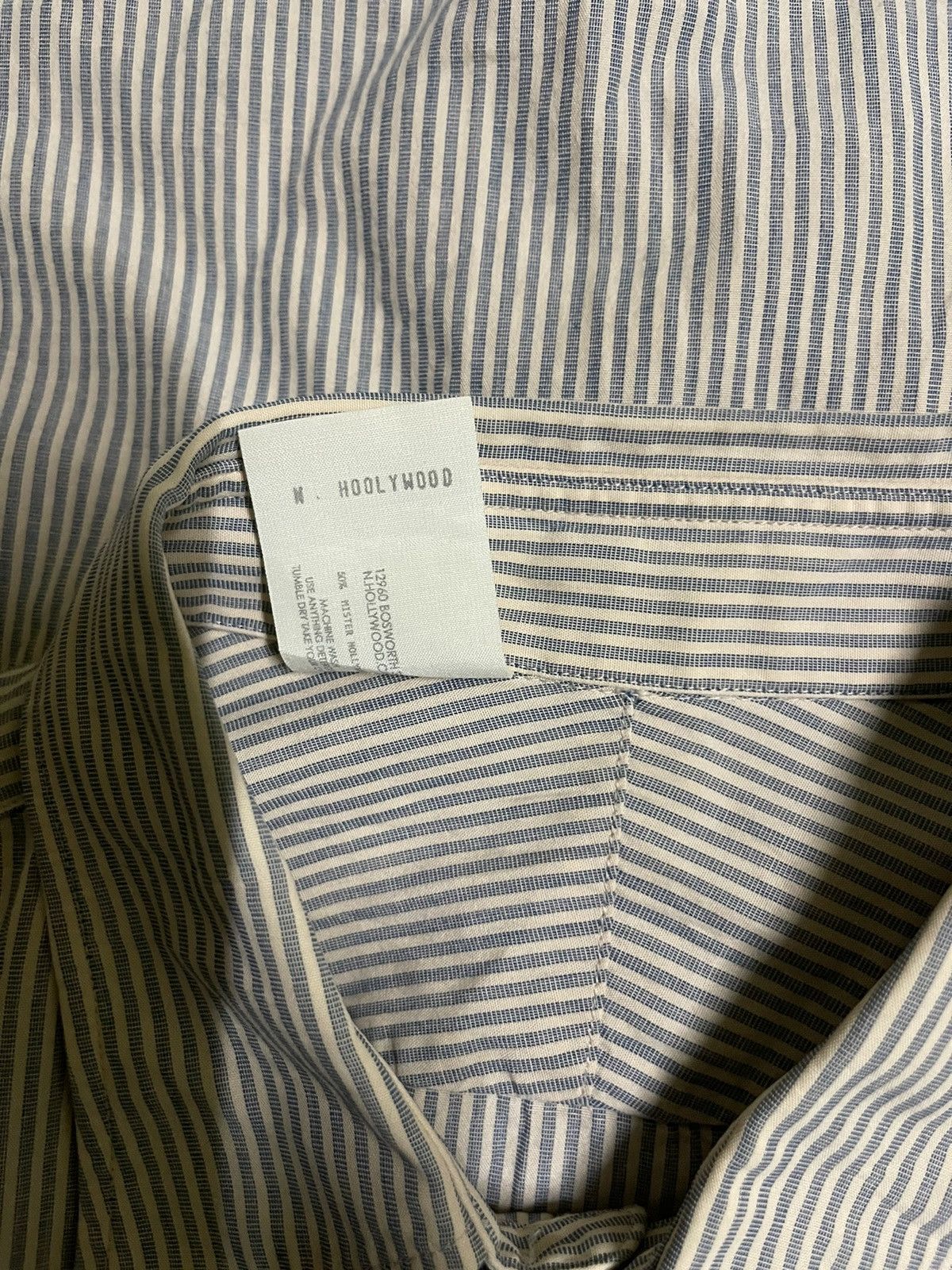 Japanese Brand × N.Hoolywood N.Hoolywood Long Sleeve Shirt Striped Size US M / EU 48-50 / 2 - 13 Thumbnail