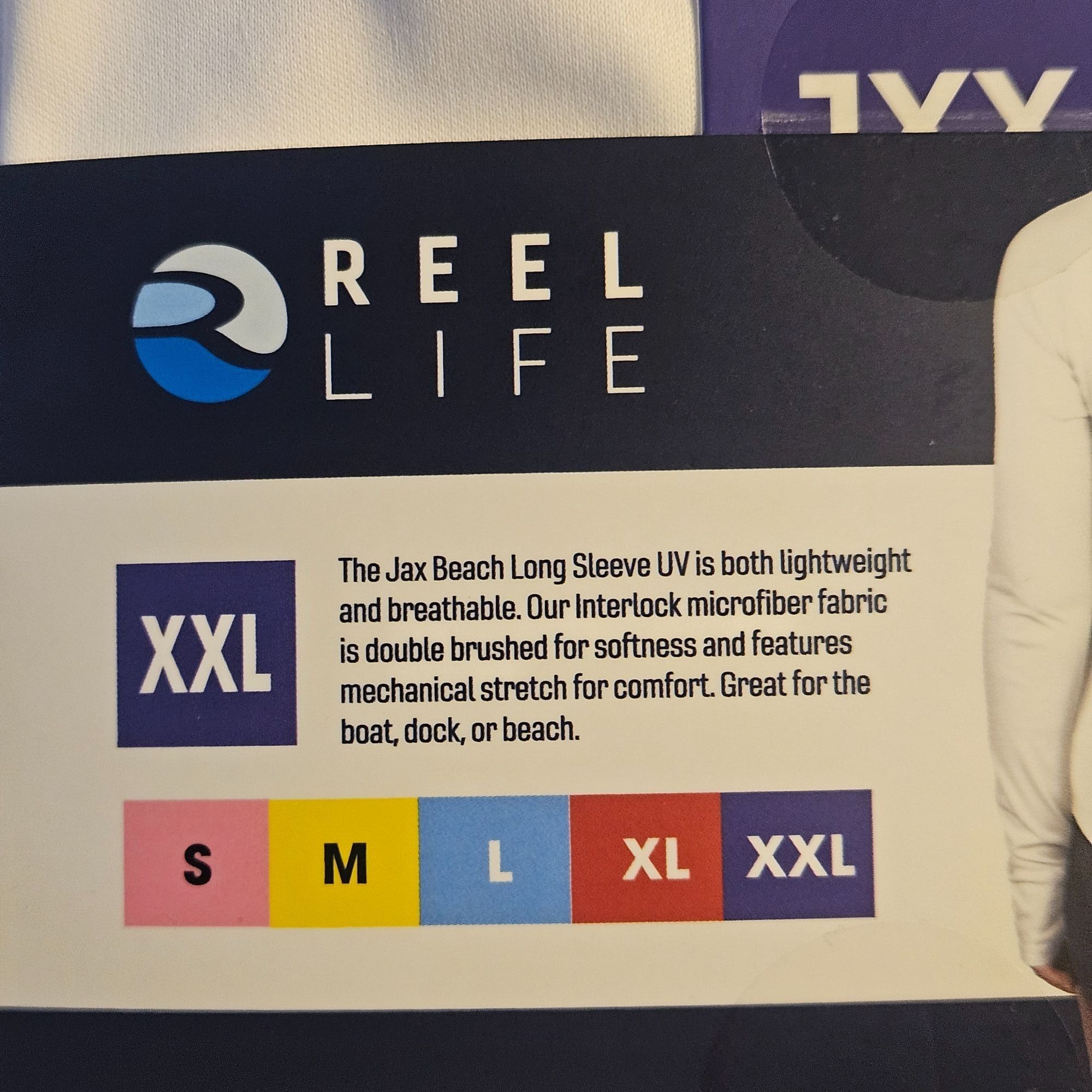 Other Reel Life NWT Women’s Jax Beach UV Long Sleeve White Top XXL Size XXL / US 16-18 / IT 52-54 - 3 Thumbnail