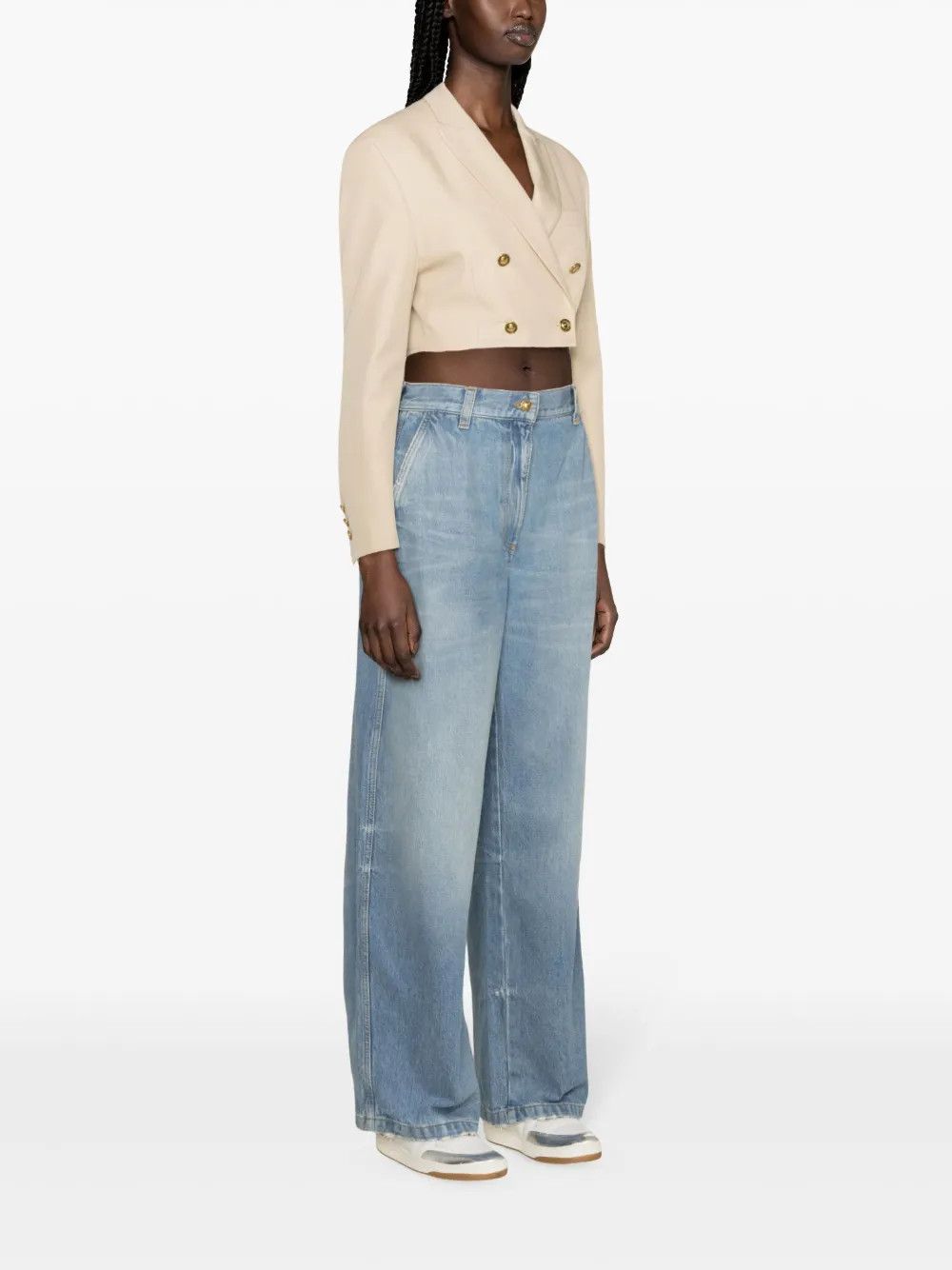 Palm Angels o1y1125 Denim Pant in Blue Size 26" / US 2 / IT 38 - 2 Thumbnail