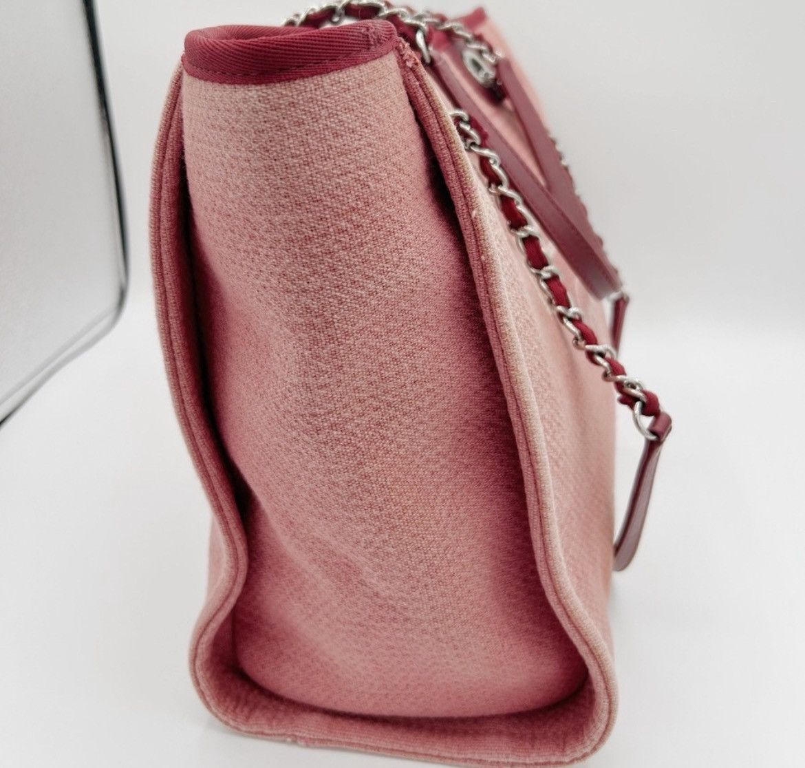 Chanel Chanel Deauville Canvas Tote Medium Size ONE SIZE - 7 Thumbnail