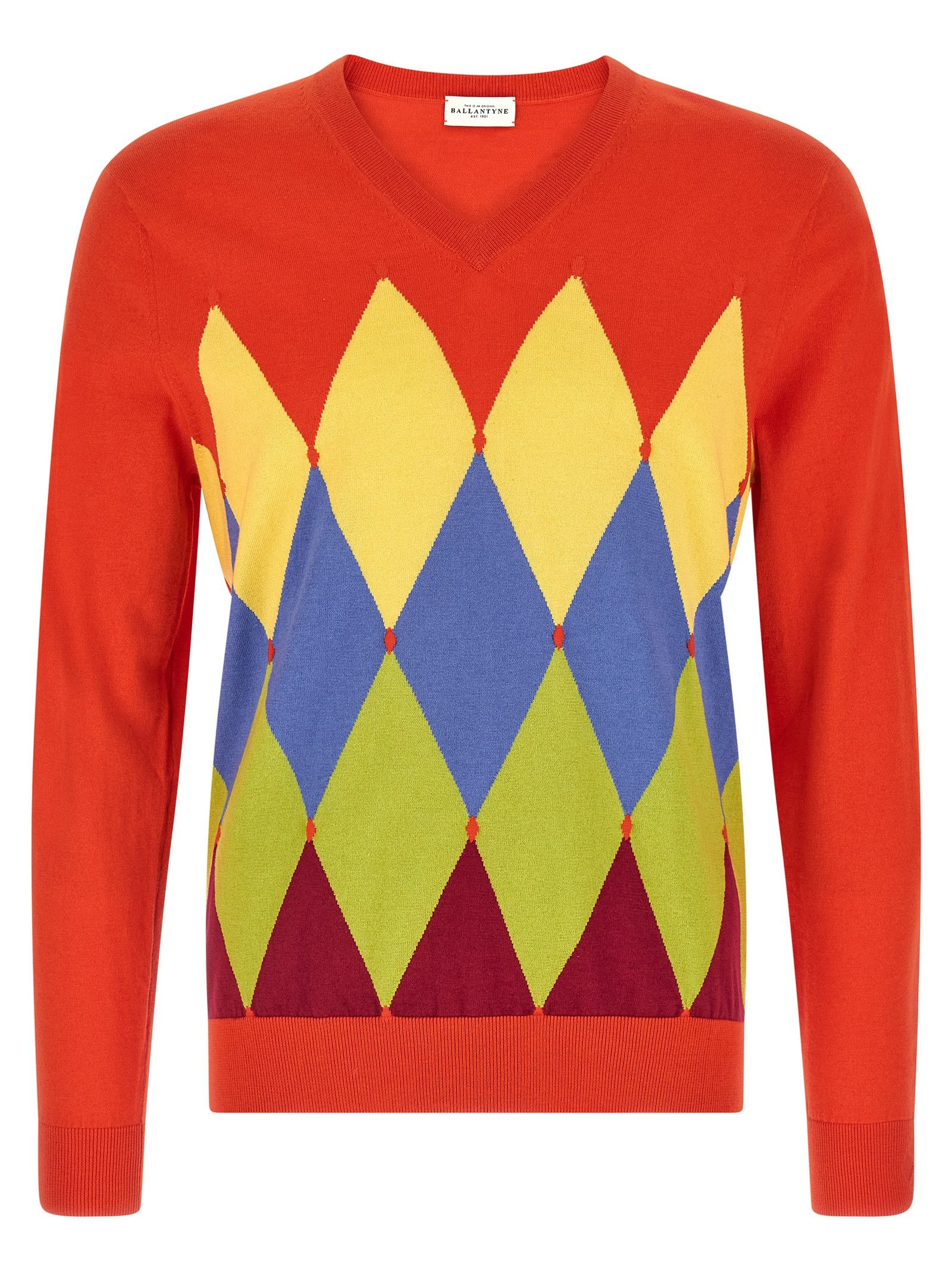 Ballantyne Argyle sweater Size US XL / EU 56 / 4 - 1 Thumbnail