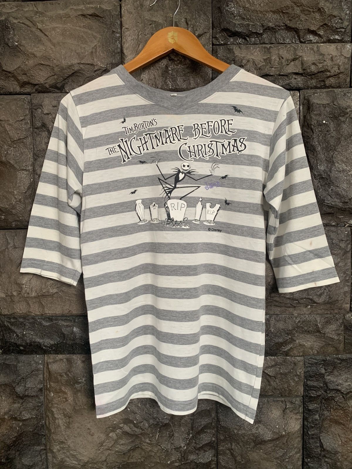 Monies Vintage Nightmare Before Christmas Horror Gothic Movie Tees Size US M / EU 48-50 / 2 - 1 Thumbnail