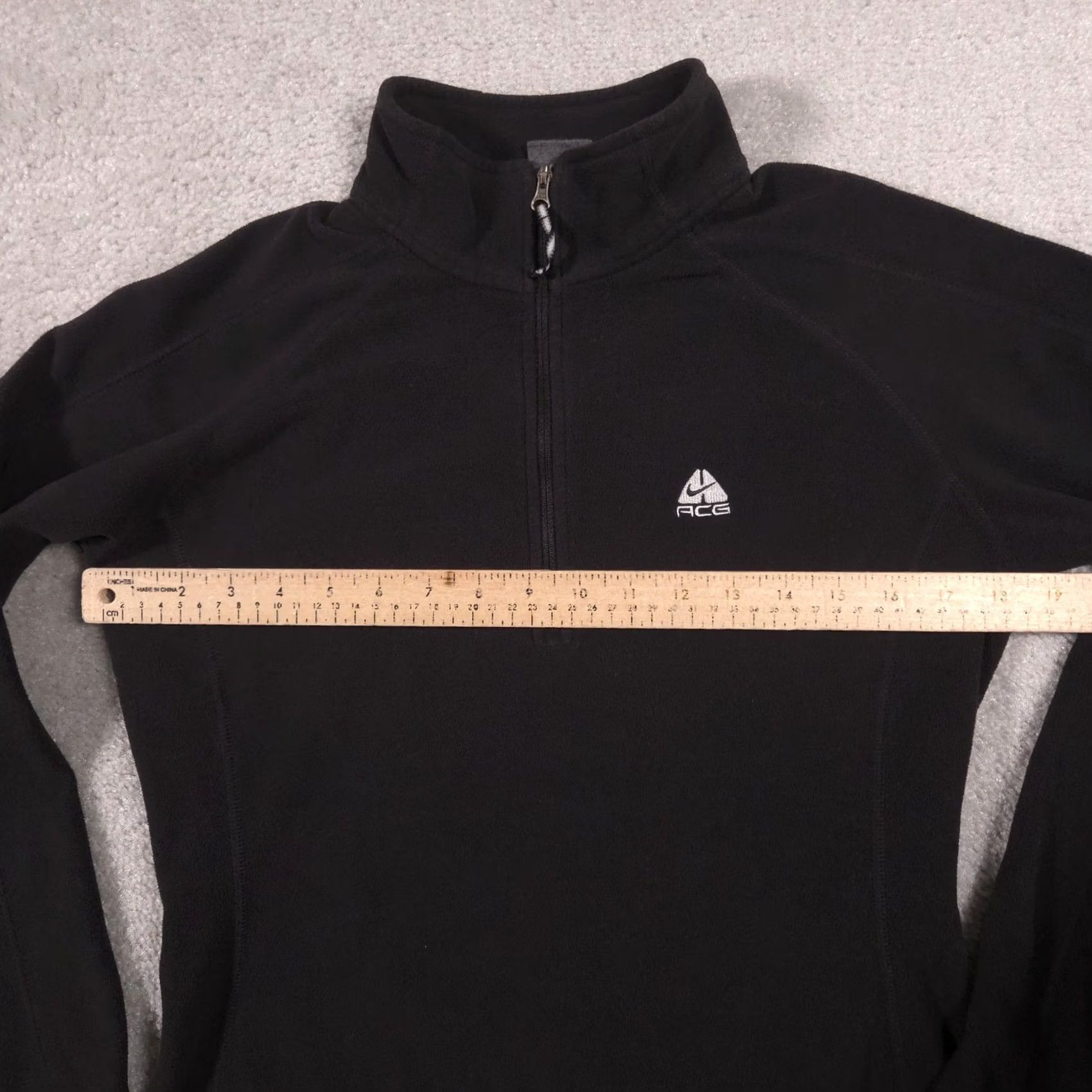 Nike Nike ACG Pullover Womens Small Black Fleece 1/4 Zip Mock Neck Athletic Top Size S / US 4 / IT 40 - 7 Thumbnail