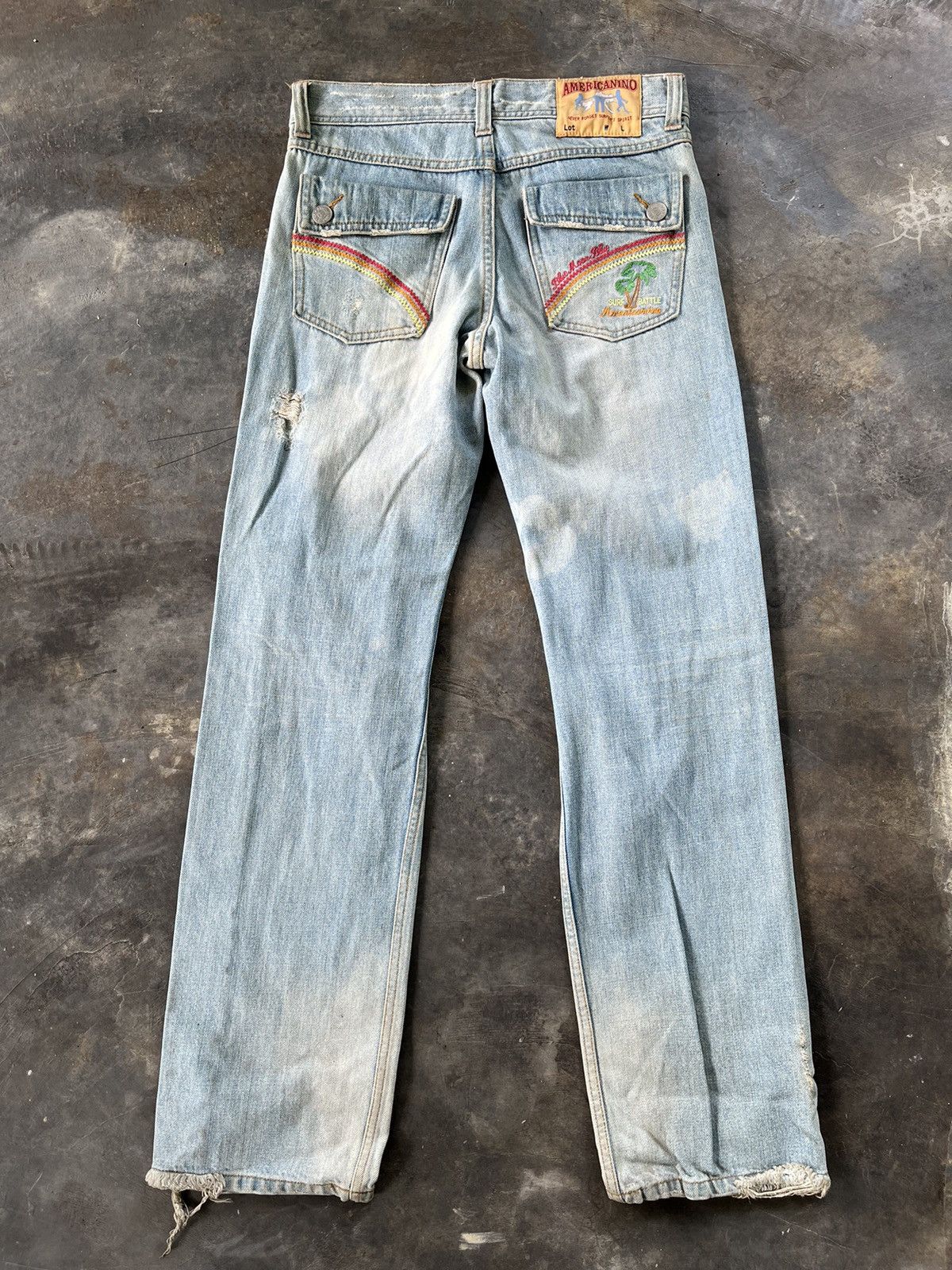 Hysteric Glamour × Vintage Vintage Inspired Hysteric Distressed Denim Size US 31 - 5 Thumbnail